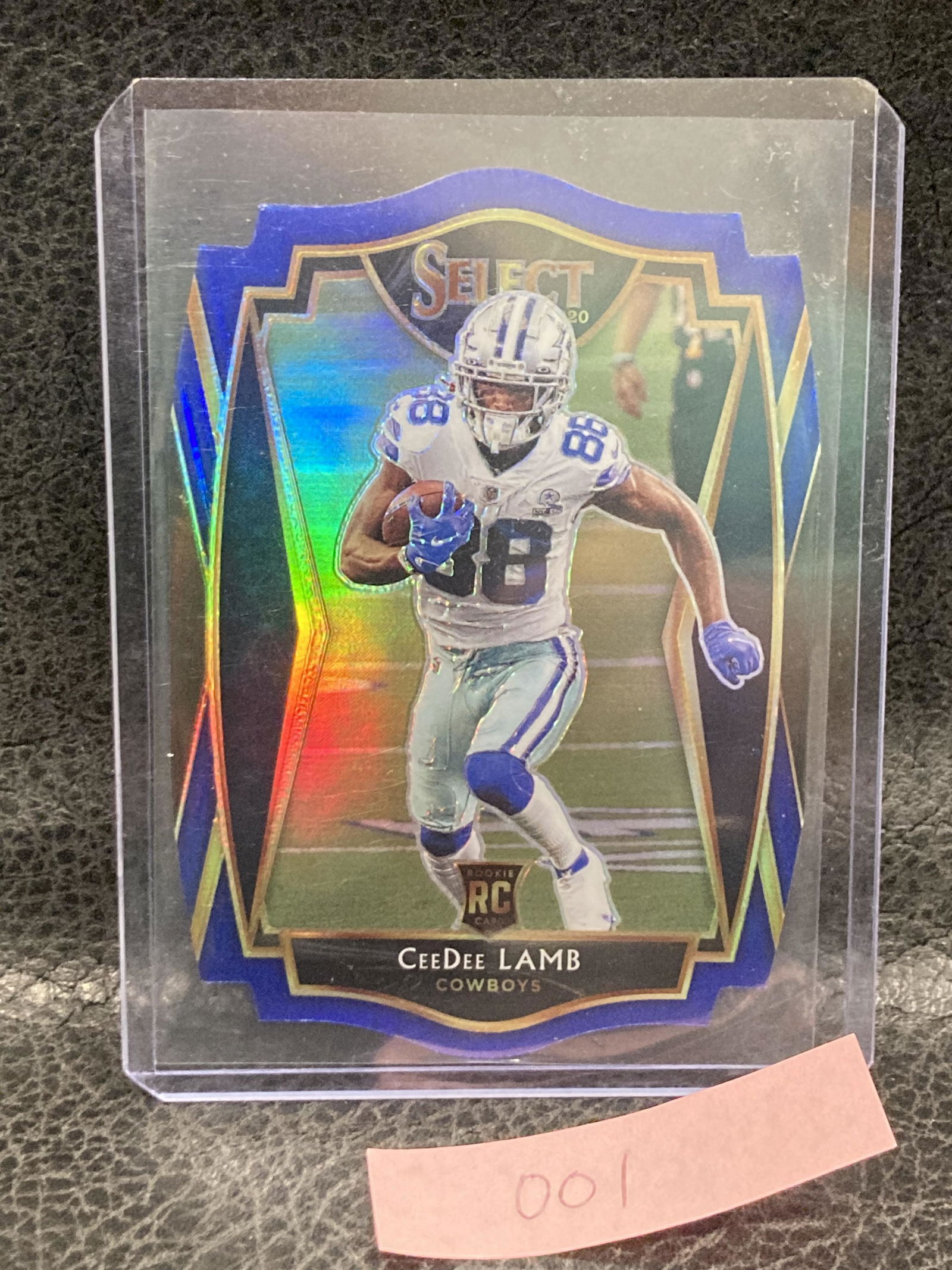 Ceedee Lamb 2020 Select #157 Premier Level Rookie Blue Die-Cut Prizm Cowboys Rc (1 of 2)