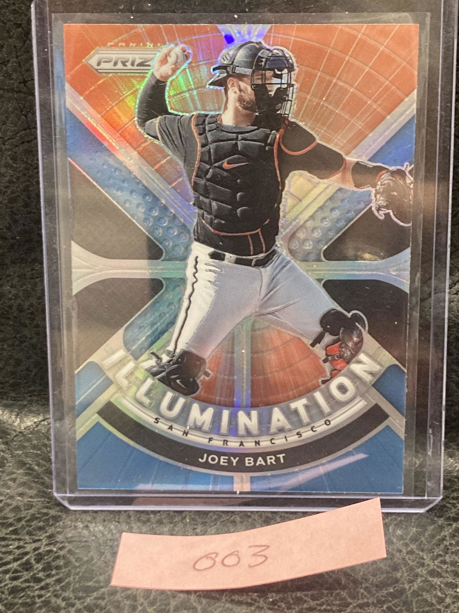 Joey Bart Prizm Rookie Illumination Silver Refractor Rc Giants 2021 (1 of 2)