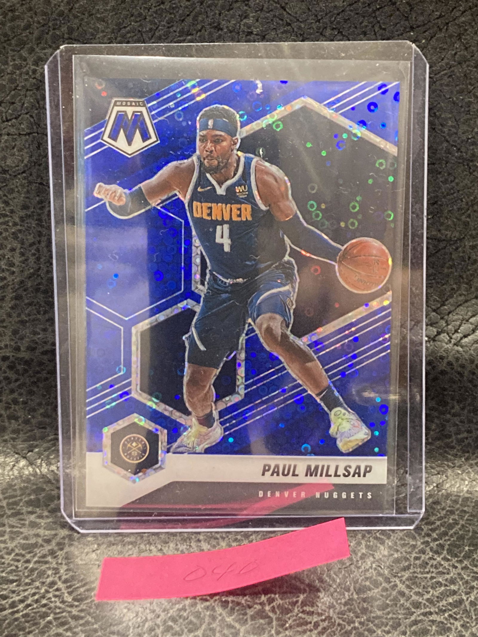 2020-21 Mosaic Paul Millsap Blue Fast Brakeprizm #42 Nuggets /85 (1 of 2)
