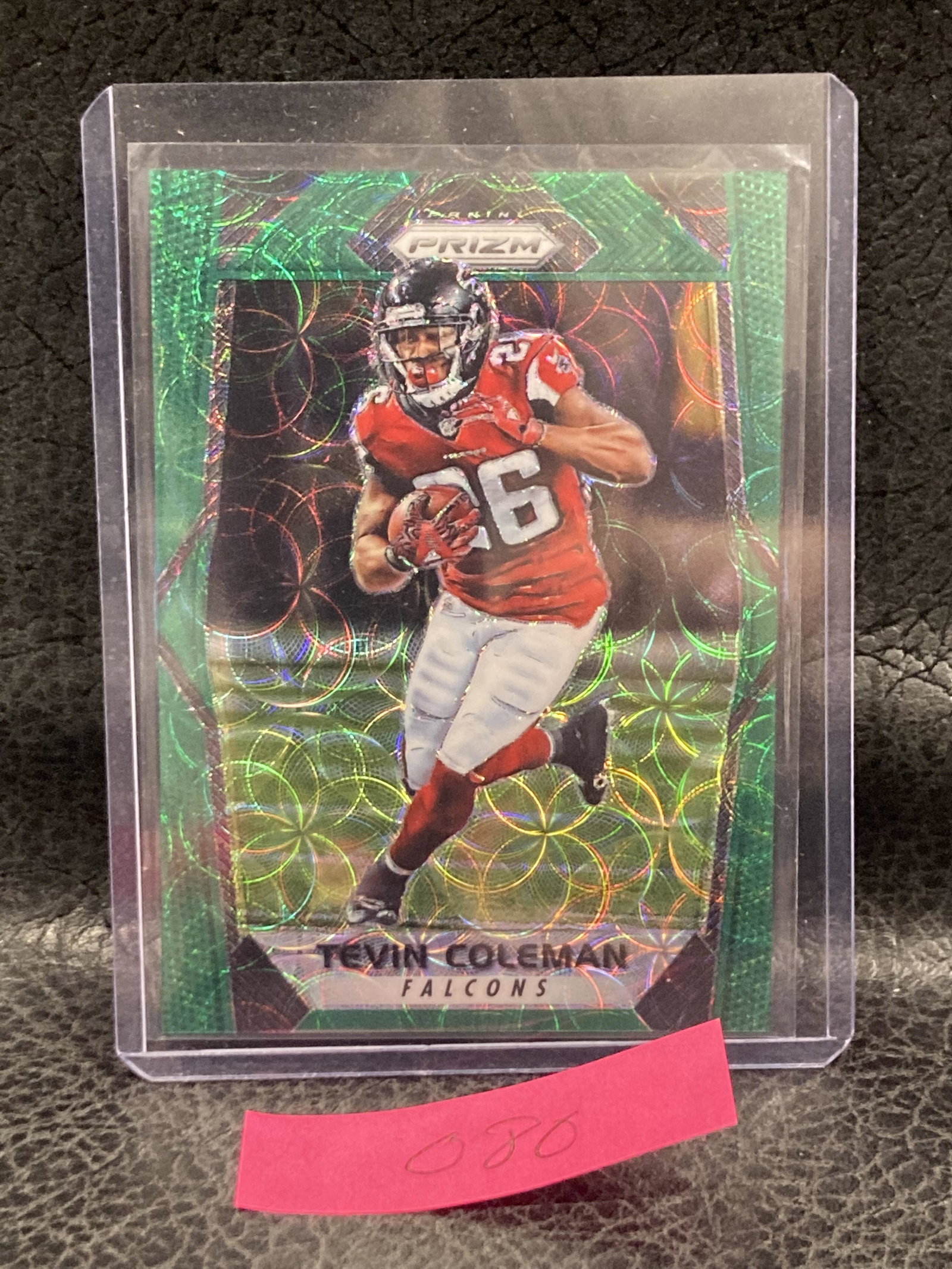 Tevin Coleman 2017 Prizm Green Scope 58 Sp #d/99 Falcons Jets: Tevin Coleman 2017 Prizm Green Scope 58 Sp #d/99 Falcons Jets