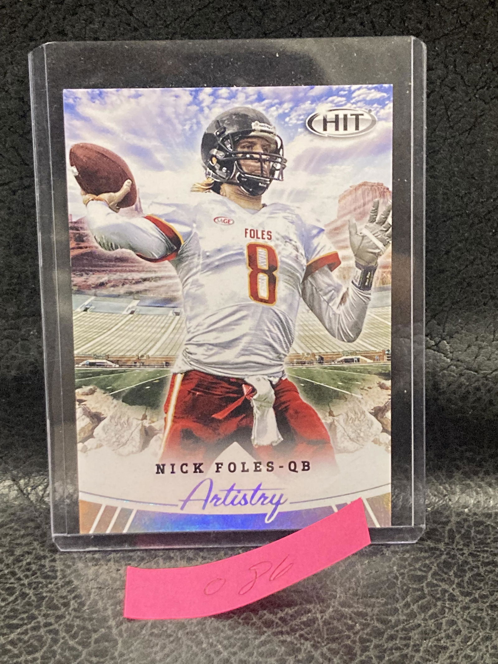 Nick Foles 2012 Sage Hit Artistry Rookie Card Eagles (1 of 2)