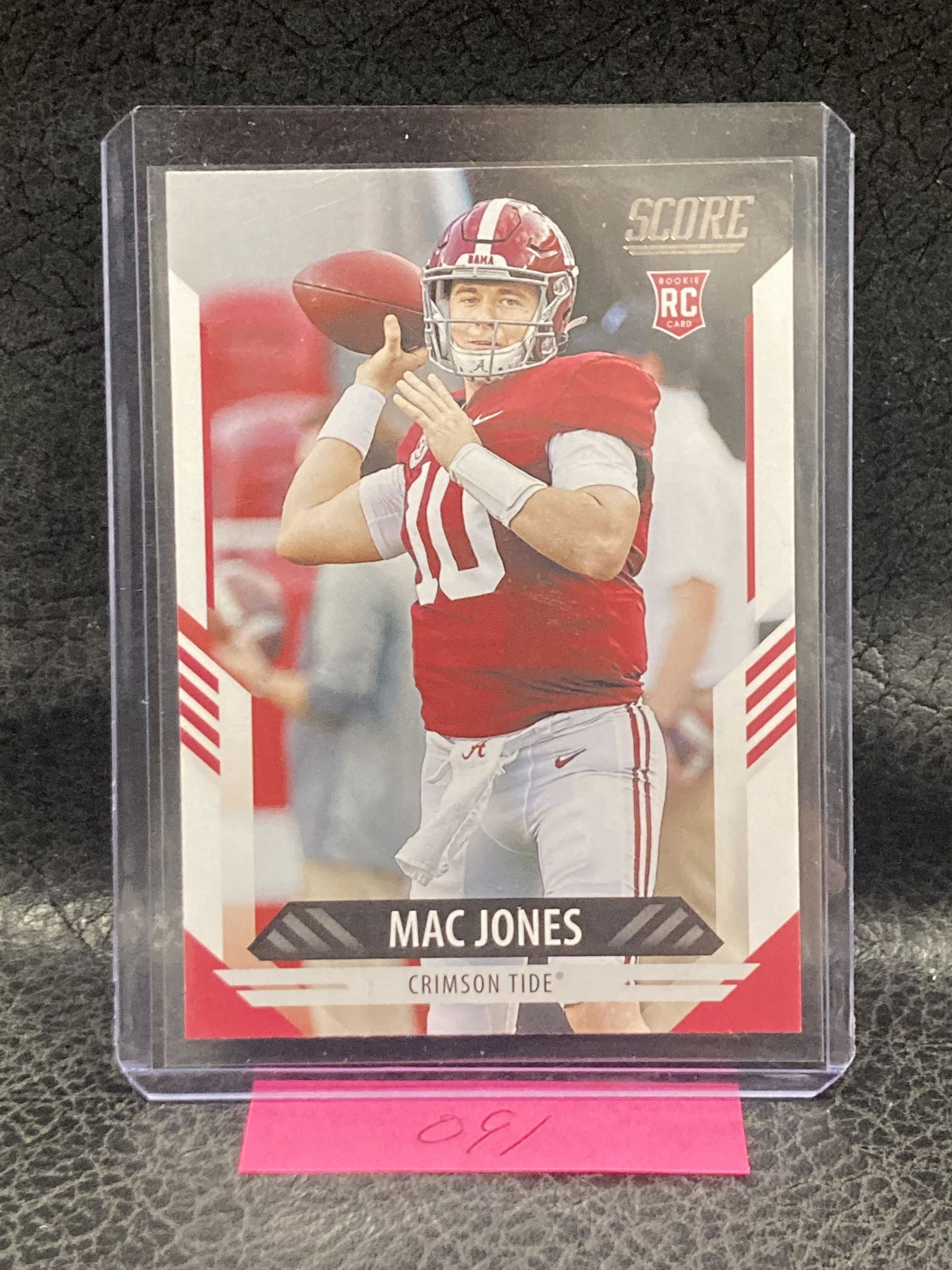 Mac Jones 2021 Score Football RC Rookie New England Patriots Alabama #306 (1 of 2)