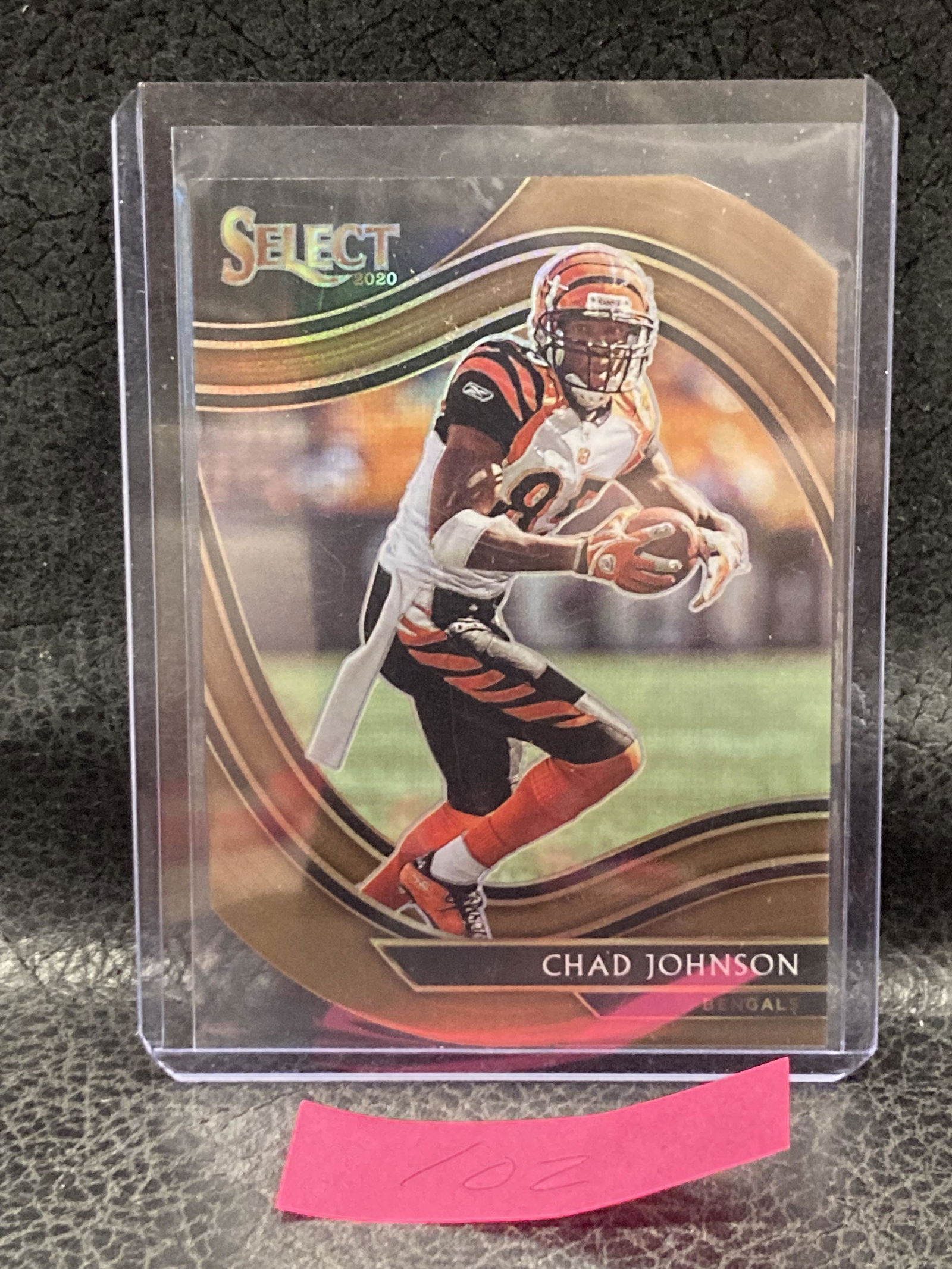 Chad Johnson 2020 Select Copper Field Level Prizm Silver Die Cut /355 Bengals (1 of 2)