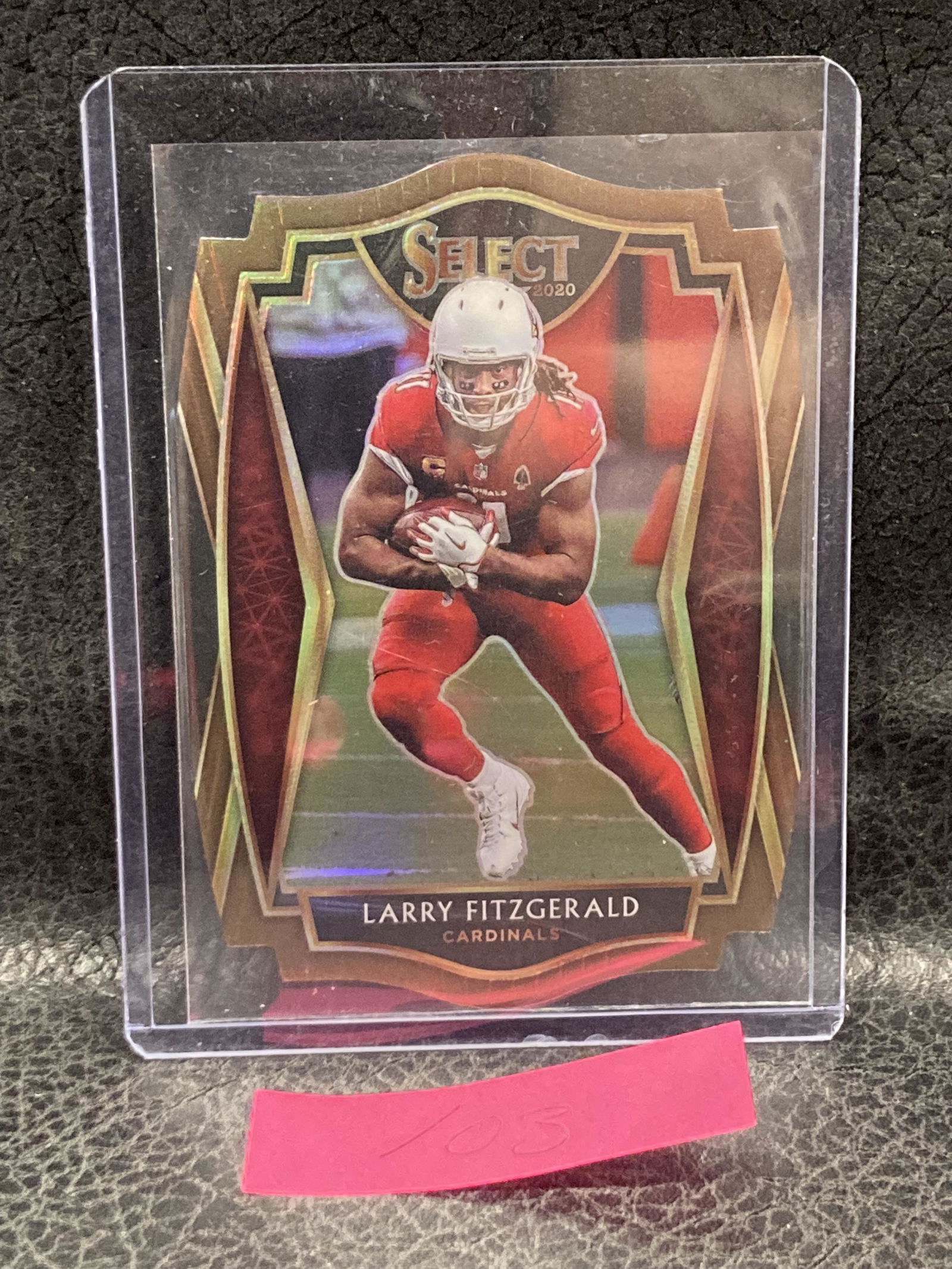 Larry Fitzgerald 2020 Select Premier Level Copper Prizm Die-Cut /355 #122 (1 of 2)