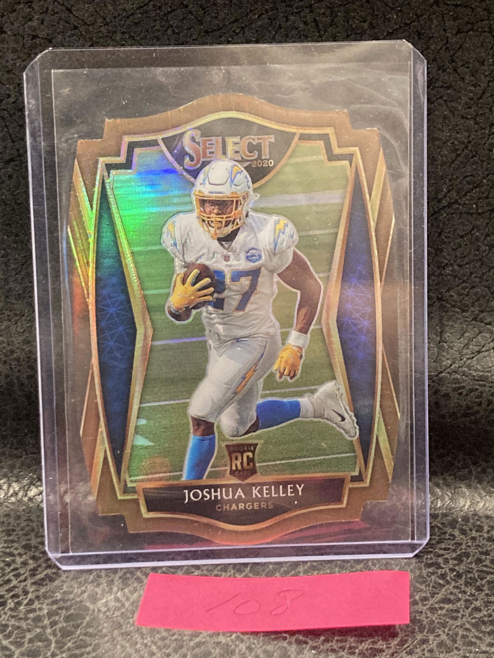 Joshua Kelley 2020 Select Die Cut Bronze #179 1/355 Rc Rookie Chargers (1 of 2)