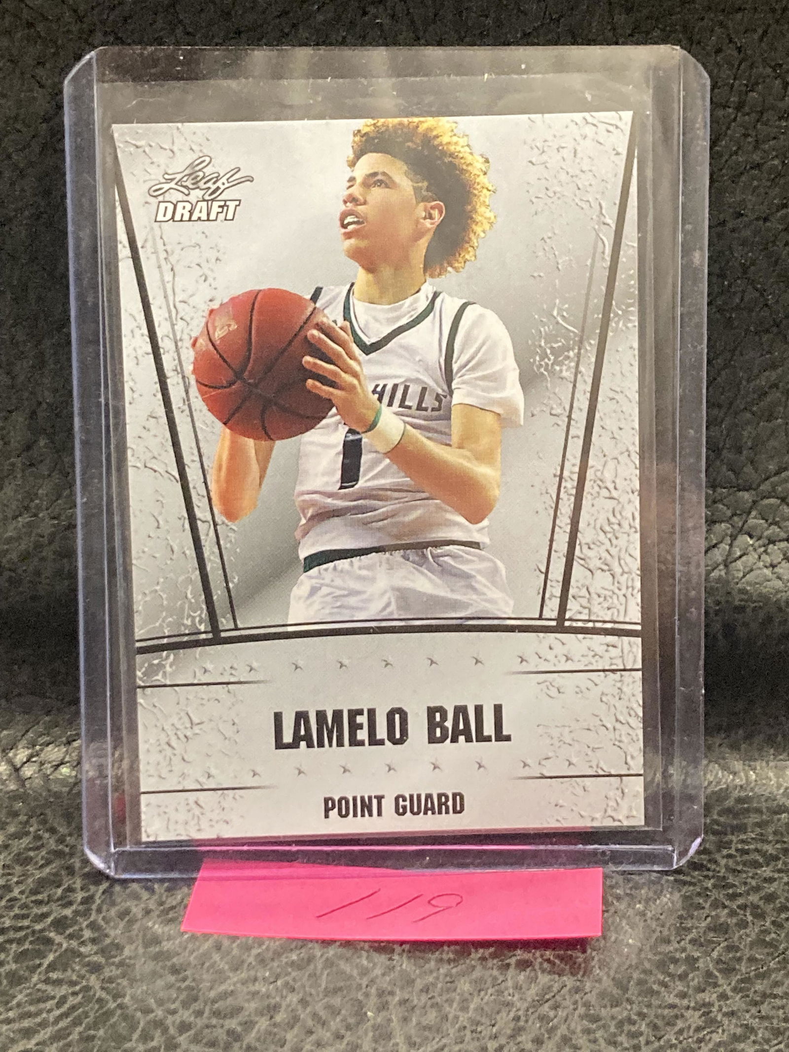 Lamelo Ball 2018 Leaf Draft Rookie Card Charlotte Hornets (1 of 2)