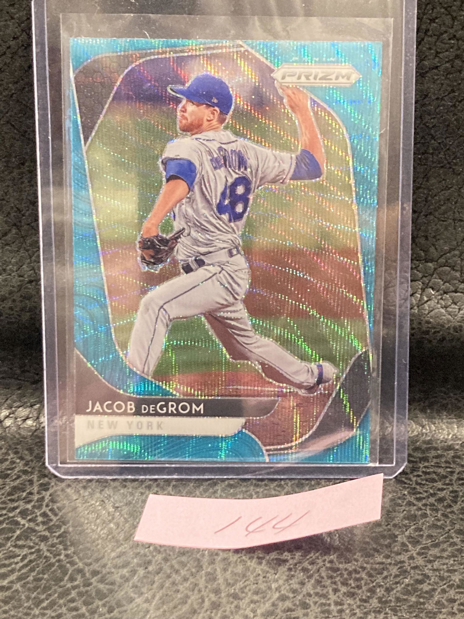 Jacob Degrom 2021 Prizm Teal Wave Prizm Sp No. 111 (1 of 2)
