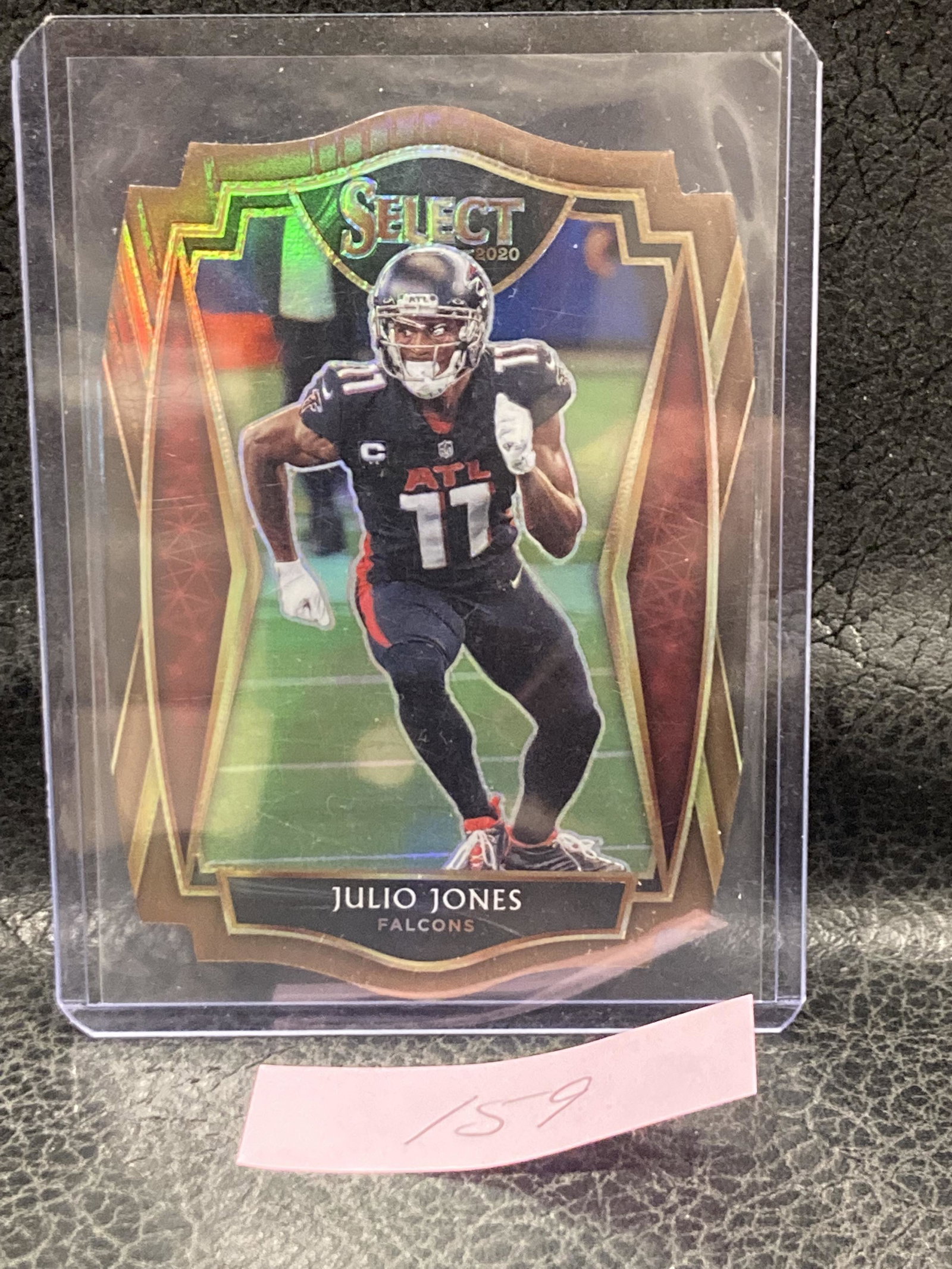 Julio Jones2020 Select Football Prizm Premier Level Copper Die Cut /355 #105: Julio Jones2020 Select Football Prizm Premier Level Copper Die Cut /355 #105