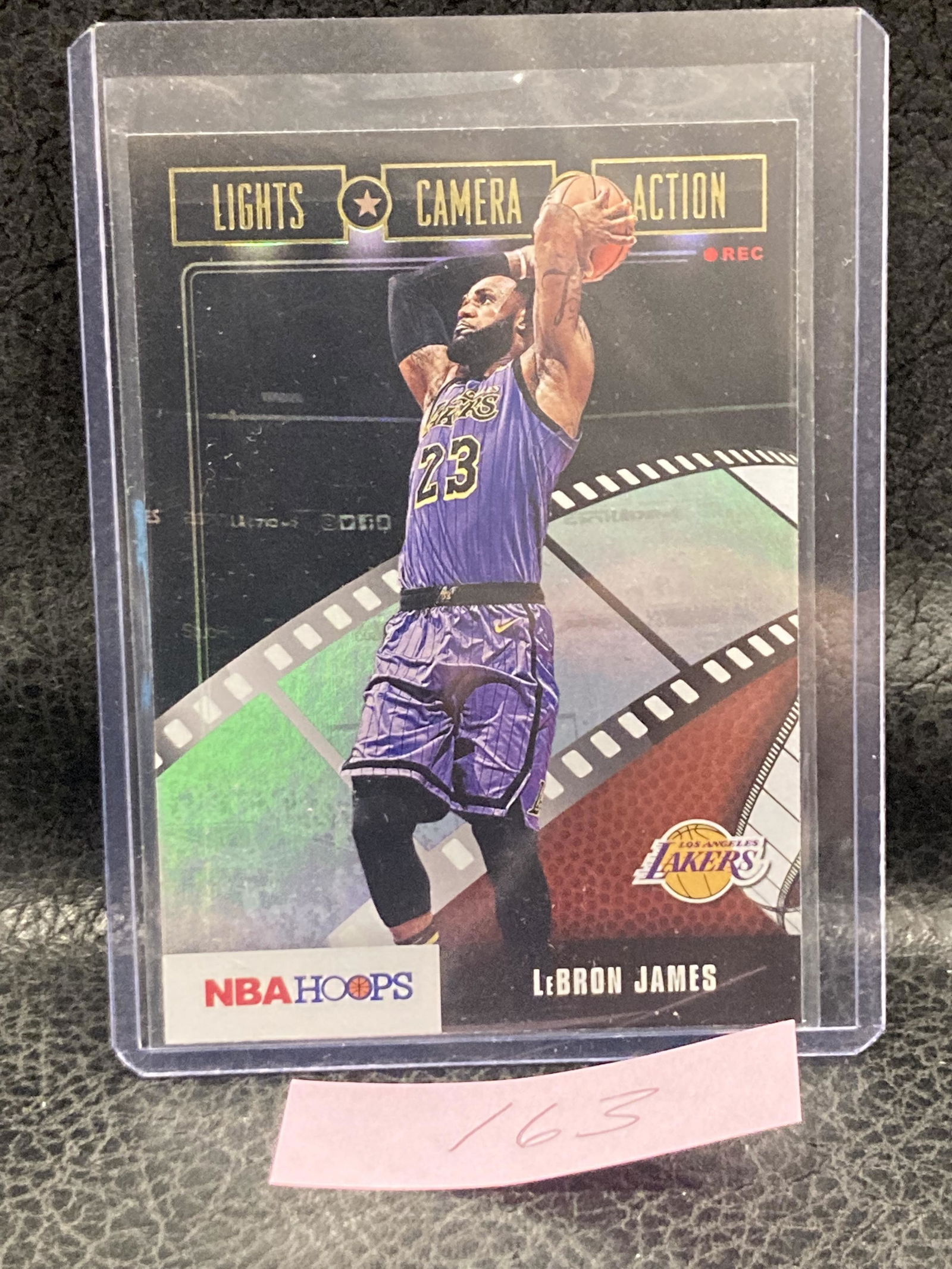 Lebron James2019-20 Hoops Lights Camera Action Holo Lakers (1 of 2)