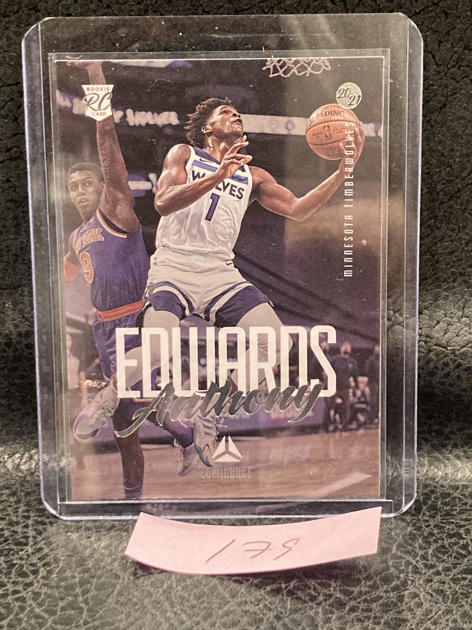 Anthony Edwards Luminance No. 143 Panini Nba Chronicles Rookie Card Rc: Anthony Edwards Luminance No. 143 Panini Nba Chronicles Rookie Card Rc