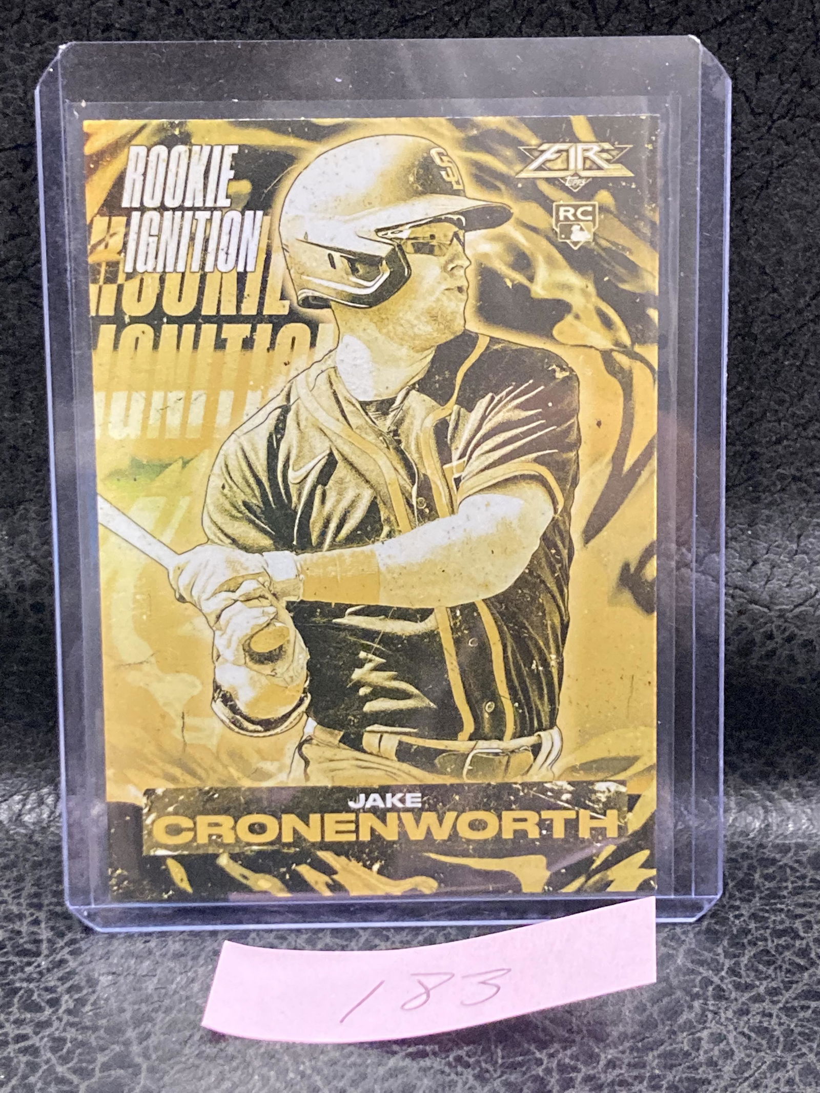 Jake Cronenworth 2021 Topps Fire #RI-24 Gold Minted Rookie Ignition Rc Padres (1 of 2)