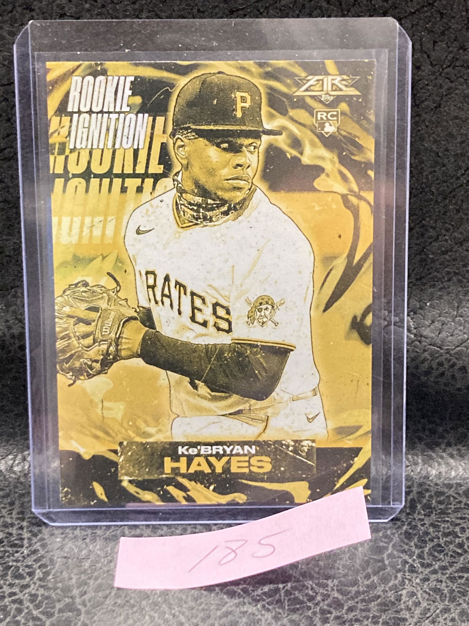 Ke Bryan Hayes 2021 Topps Fire Gold Rookie Ignition Rc #RI-9 Pitt Pirates (1 of 2)