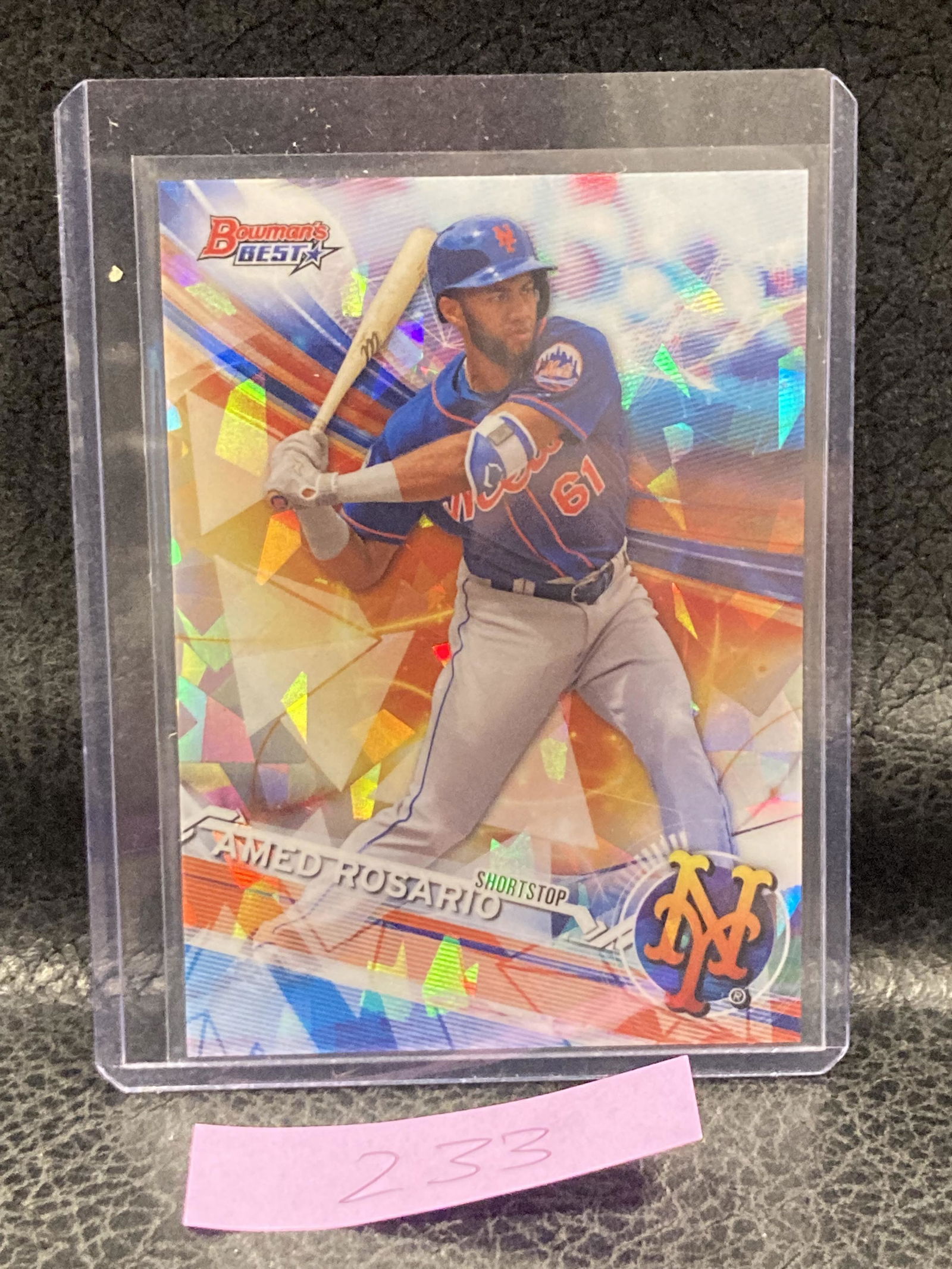 Amed Rosario2018 Bowmans Best Atomic Refractor #30 Rc Rookie Cleveland Indians (1 of 2)