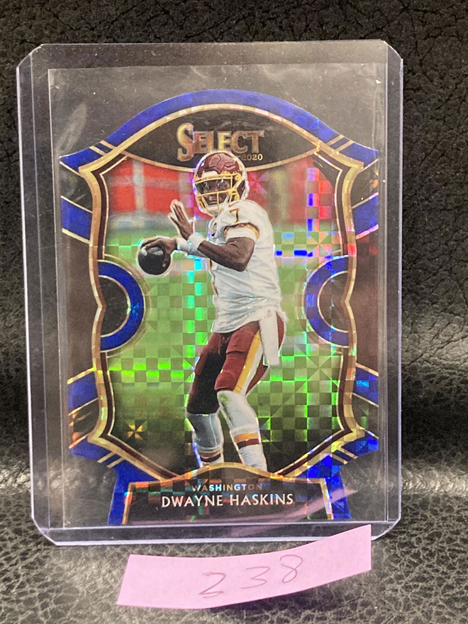 Dwayne Haskins 2021 Select Concourse Prizm Checkerboard Blue #21 (1 of 2)