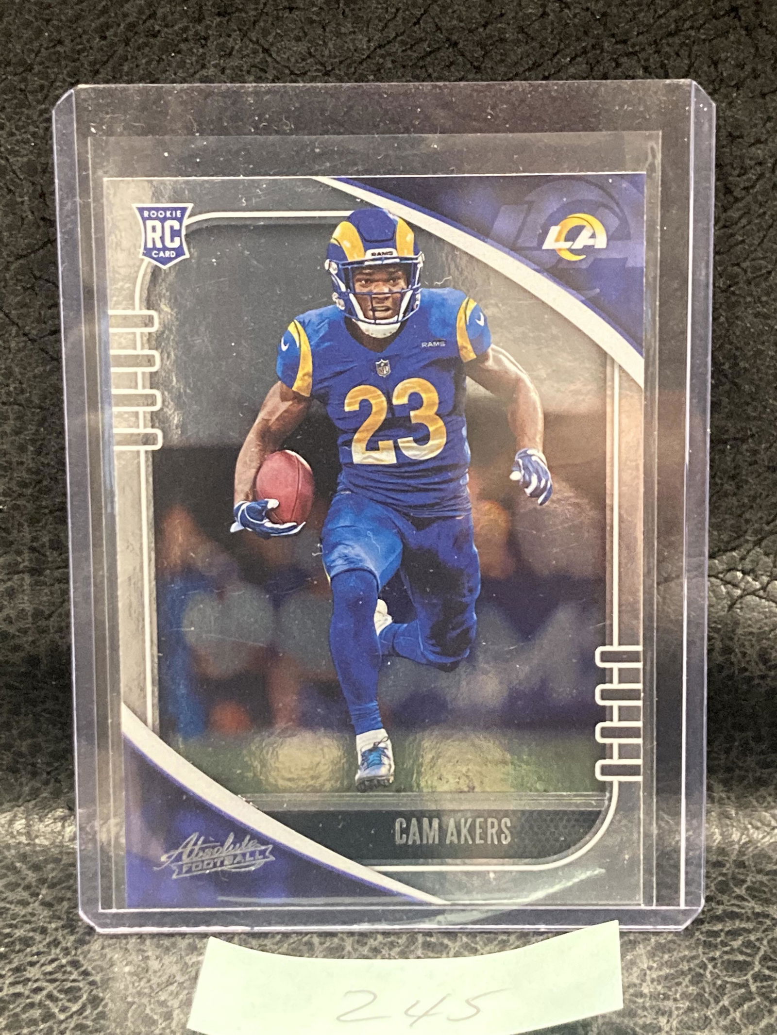 Cam Akers 2020 Absolute Football Rc #114 Los Angeles Rams Rookie (1 of 2)