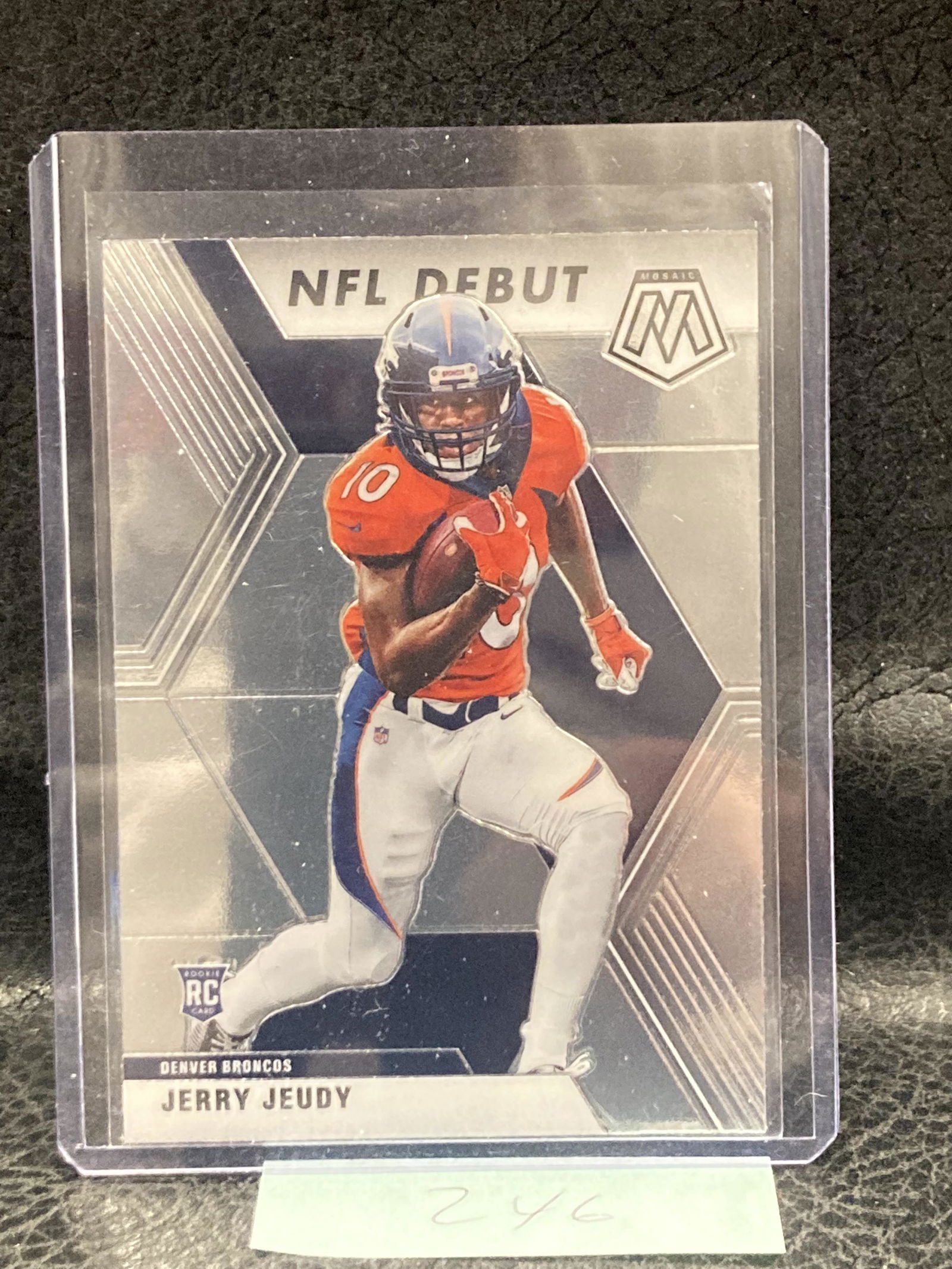 Jerry Jeudy 2020 Mosaic Rookie Card Nfl Debut Denver Broncos (1 of 2)