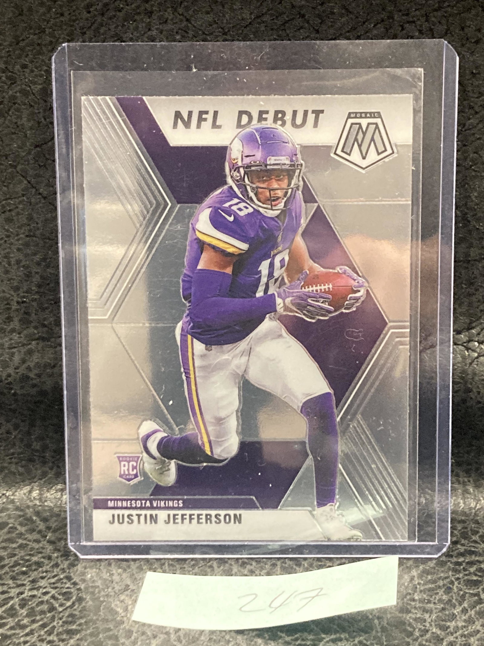 Justin Jefferson 2020 Mosaic #270 Nfl Debut Rookie Minnesota Vikings: Justin Jefferson 2020 Mosaic #270 Nfl Debut Rookie Minnesota Vikings