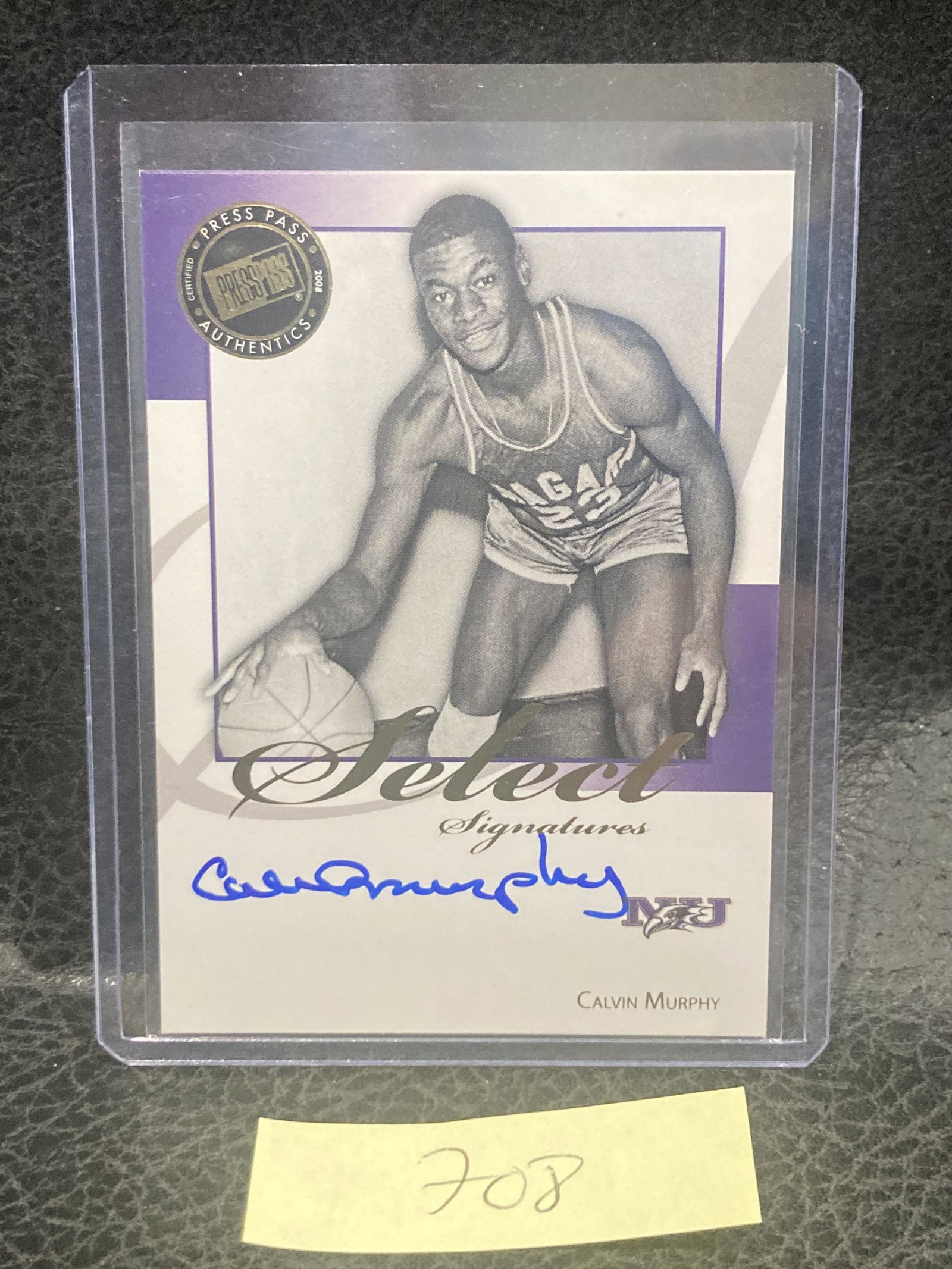 Calvin Murphy 2008-09 Press Pass Legends Select Signatures Blue Ink Auto HOF (1 of 2)