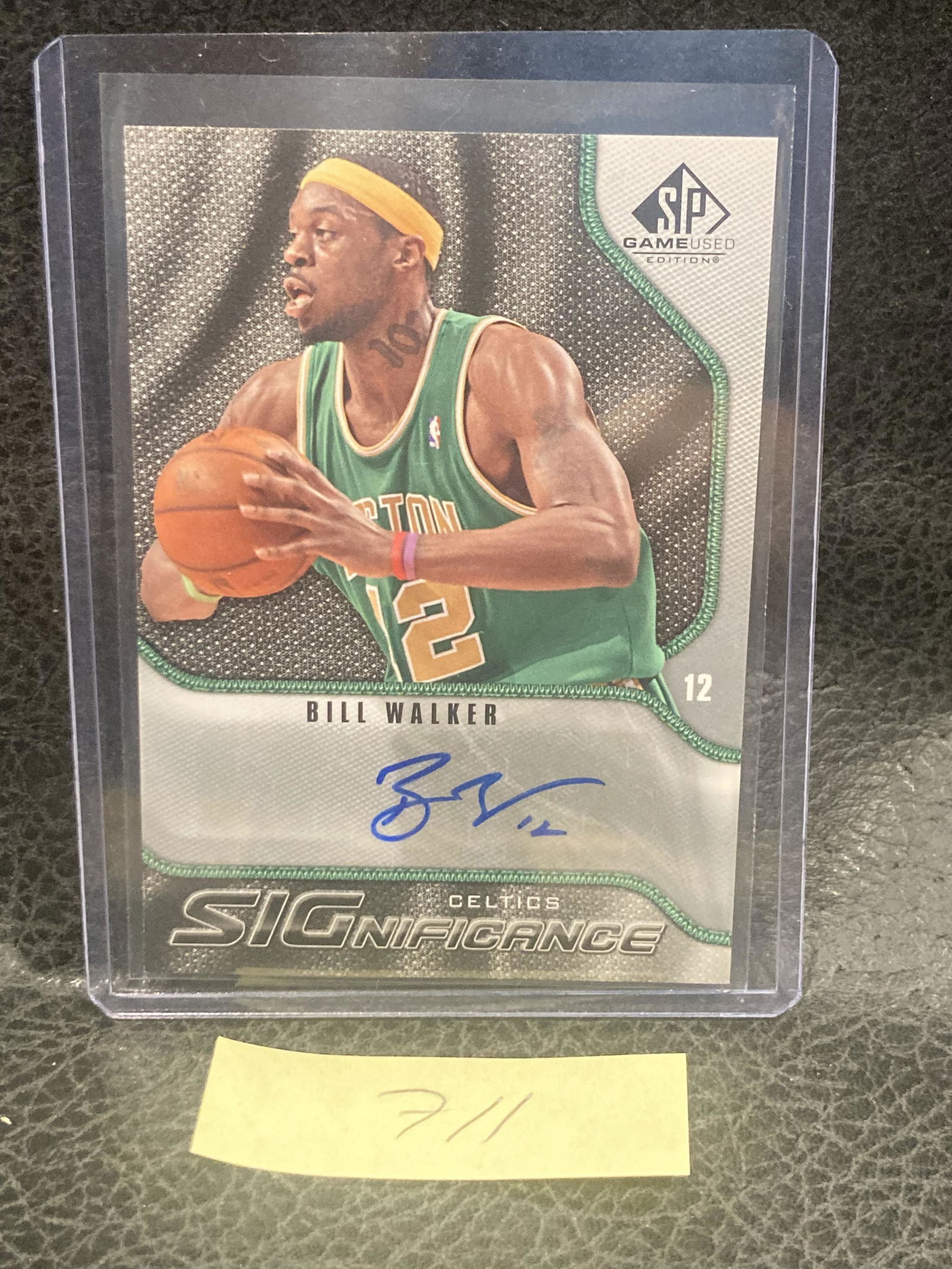 Bill Walker 2009-10 Upper Deck SP Game Used Edition Signature (1 of 2)