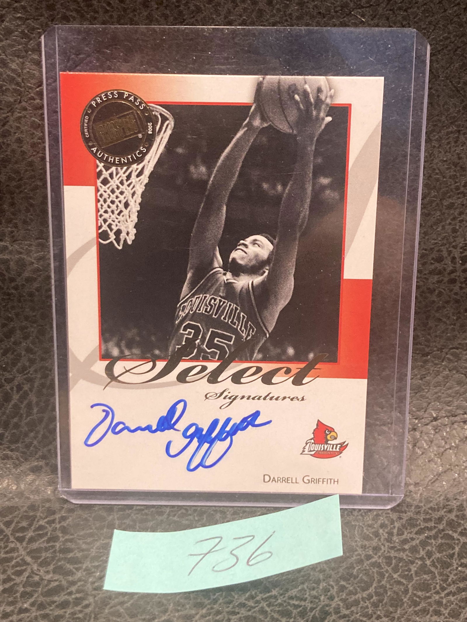 Darrell Griffin 2008 Press Pass Auto Nickname Dr Dunkenstein (1 of 2)