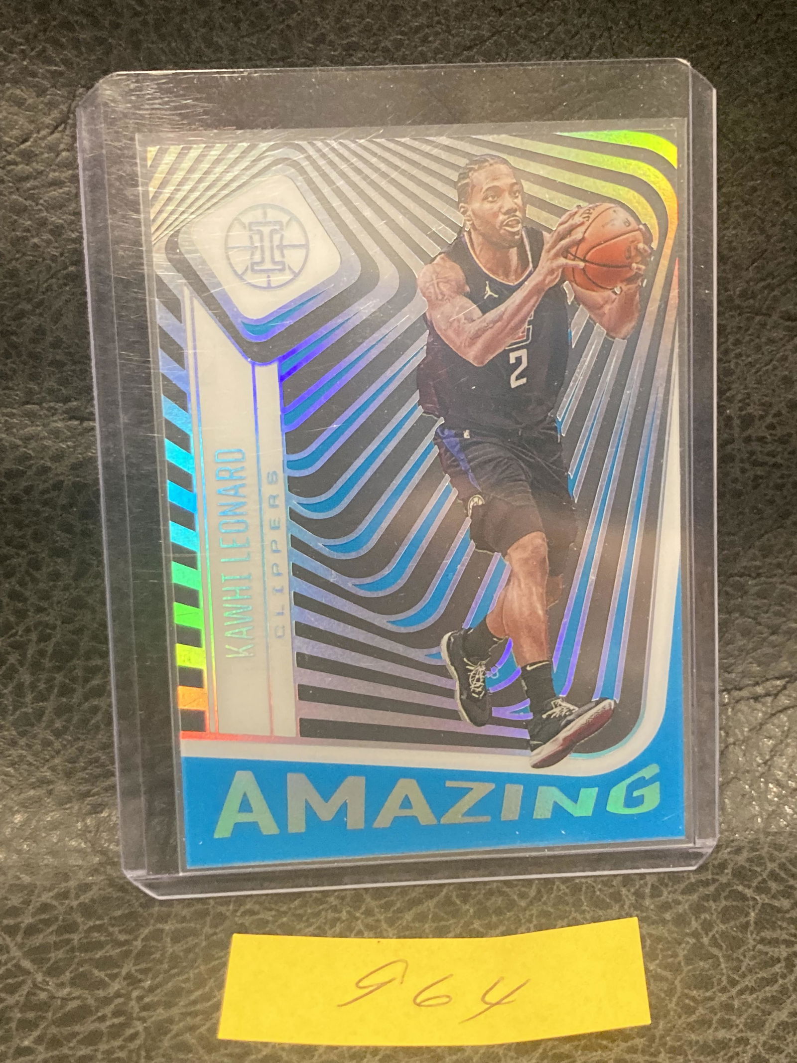 Kawhi Leonard 2019-20 Illusions Astounding Blue Acetate #5 (1 of 2)