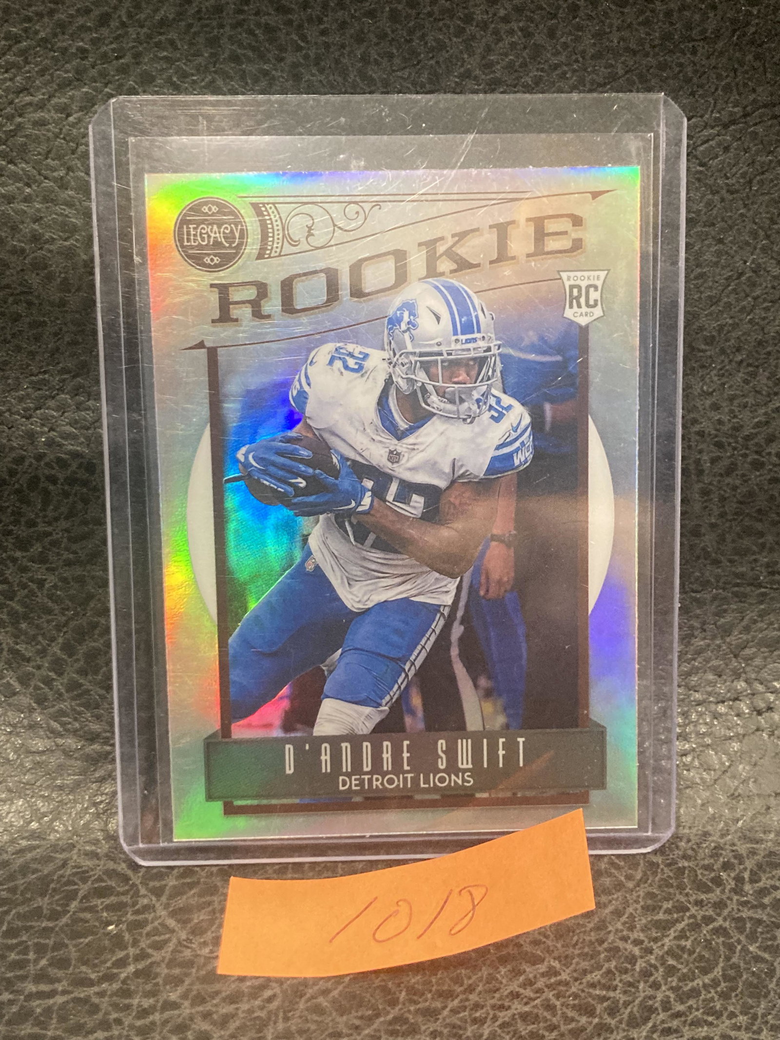 Dandre Swift 2020 Panini Chronicles Legacy Silver Prizm Rookie RC Lions #208 (1 of 2)