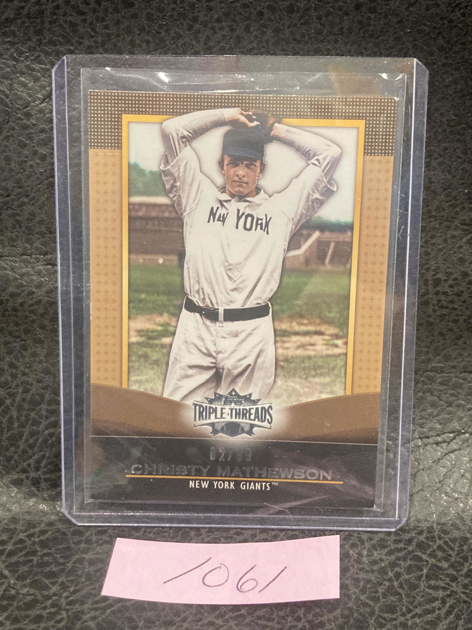 Christy Mathewson 2011 Topps Triple Threads Baseball #/99 Card #66 (1 of 2)