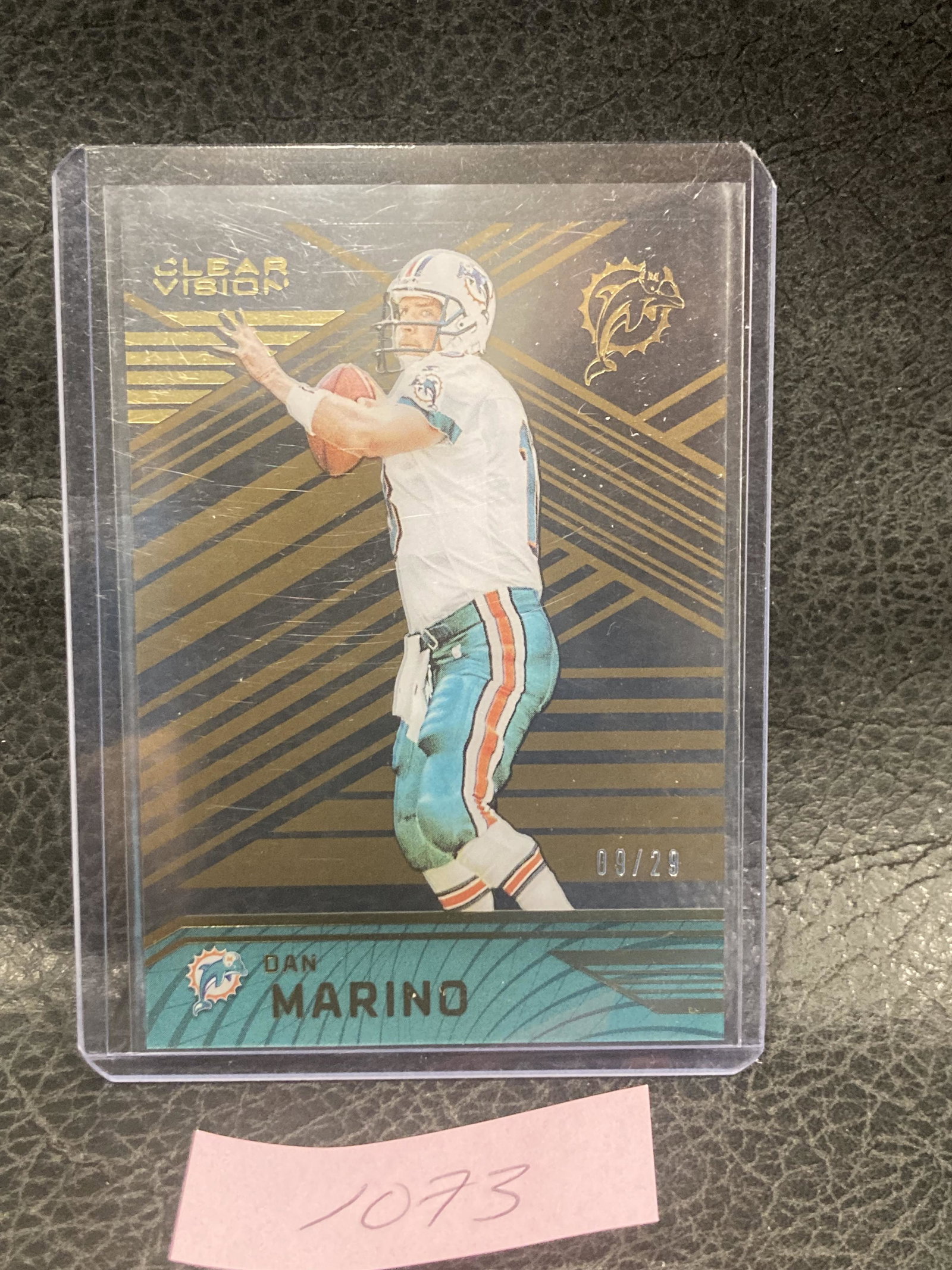 Dan Marino 2016 Clear Vision #94 Dolphins #/29 (1 of 2)