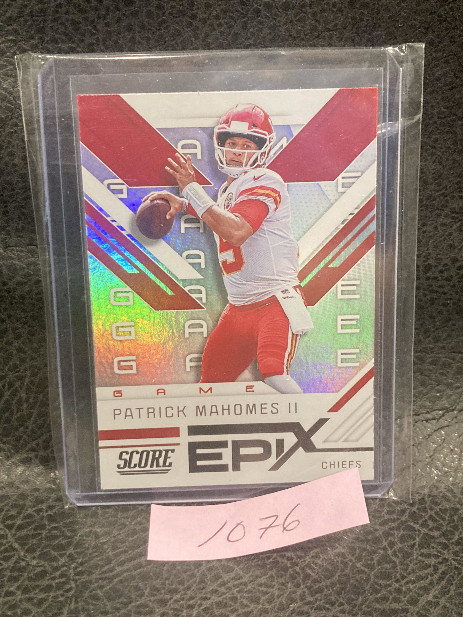 Patrick Mahomes Ii 2019 Score Epx Refractor Chiefs # Es-3 (1 of 2)