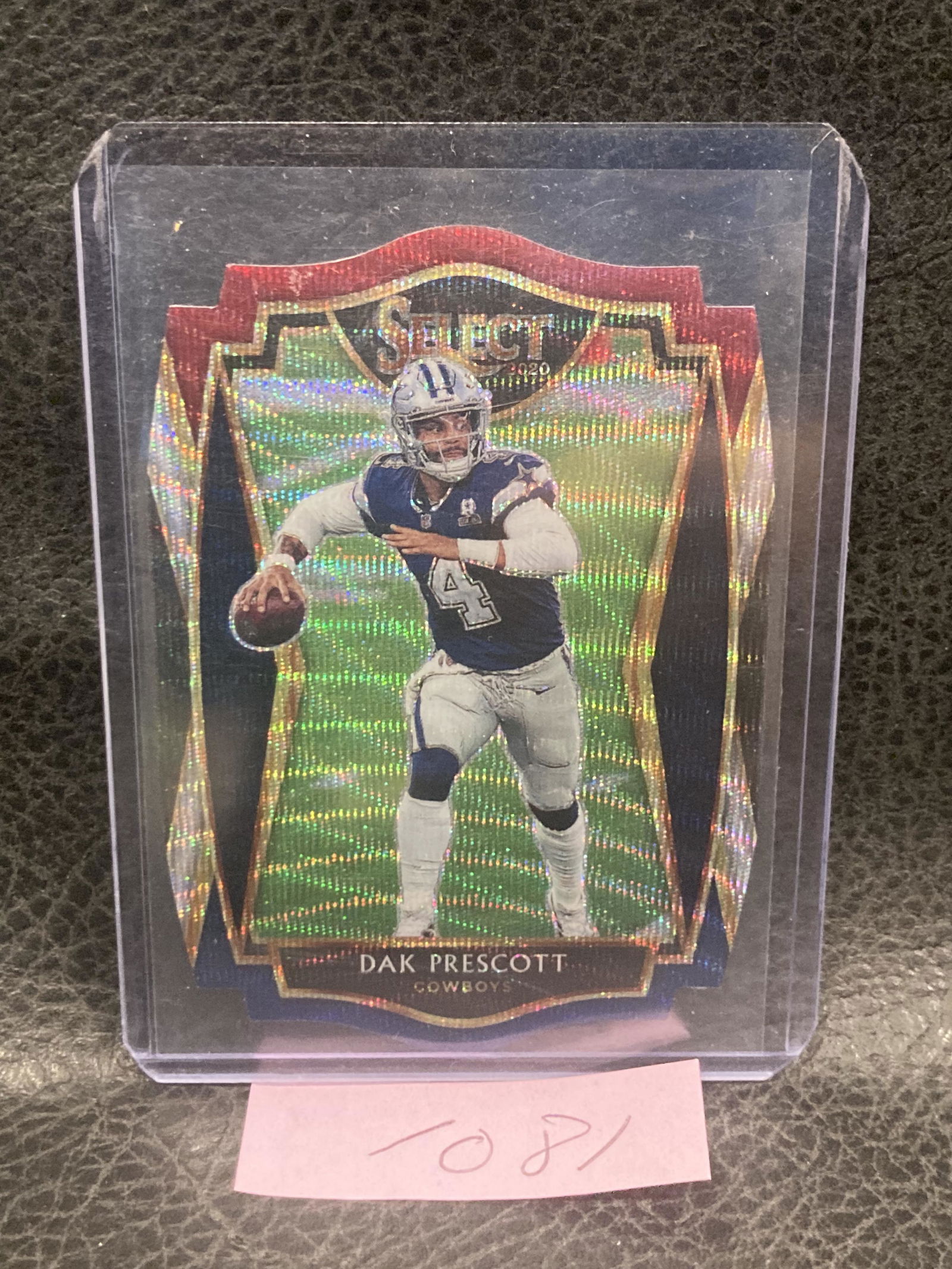 Dak Prescott 2020 Select Premier Level Tri Color Prizm Die-Cut Cowboys #108 Nfl (1 of 2)