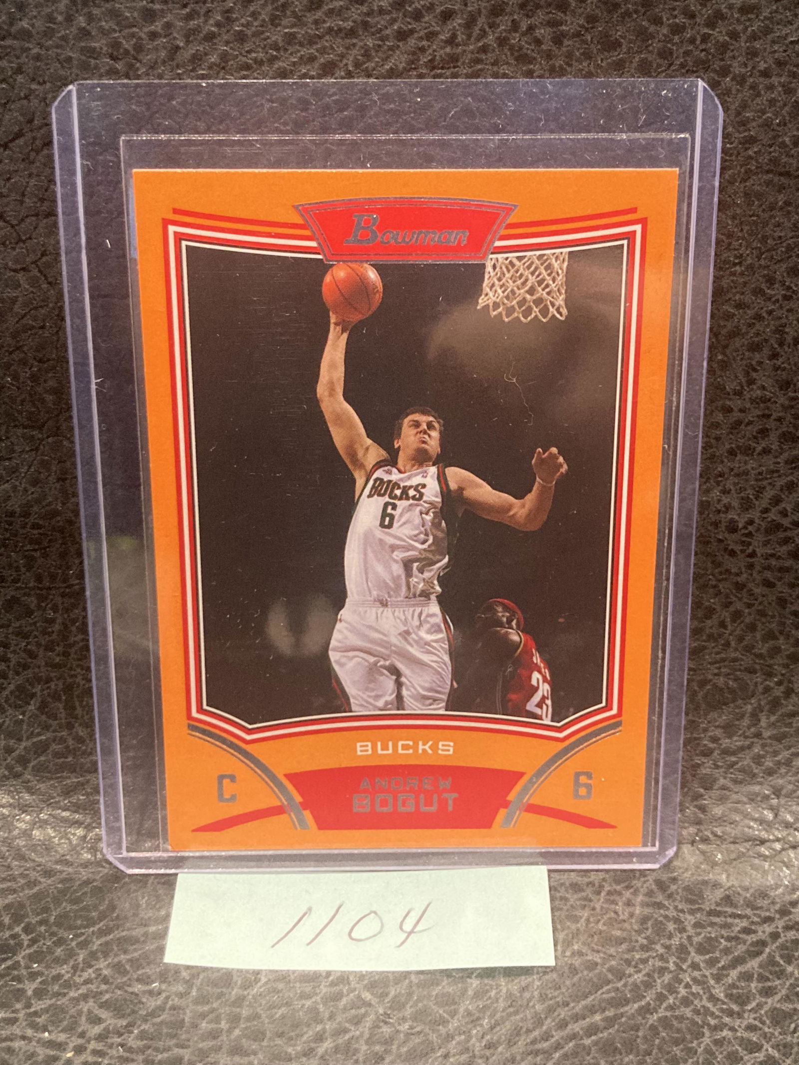 Andrew Bogut 2008-09 Bowman Milwaukee Bucks Basketball Card #59 /299 (1 of 2)
