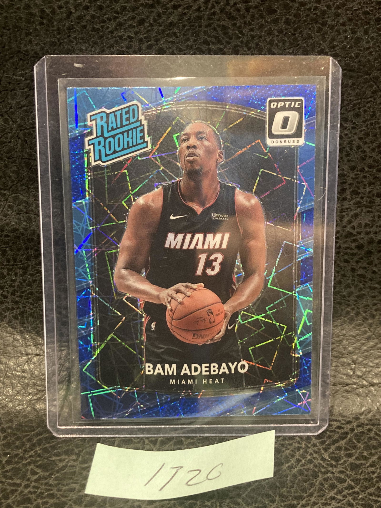 Bam Adebayo 2017-18 Rookie Blue Prizm Donruss Optic #187 Heat RC (1 of 2)