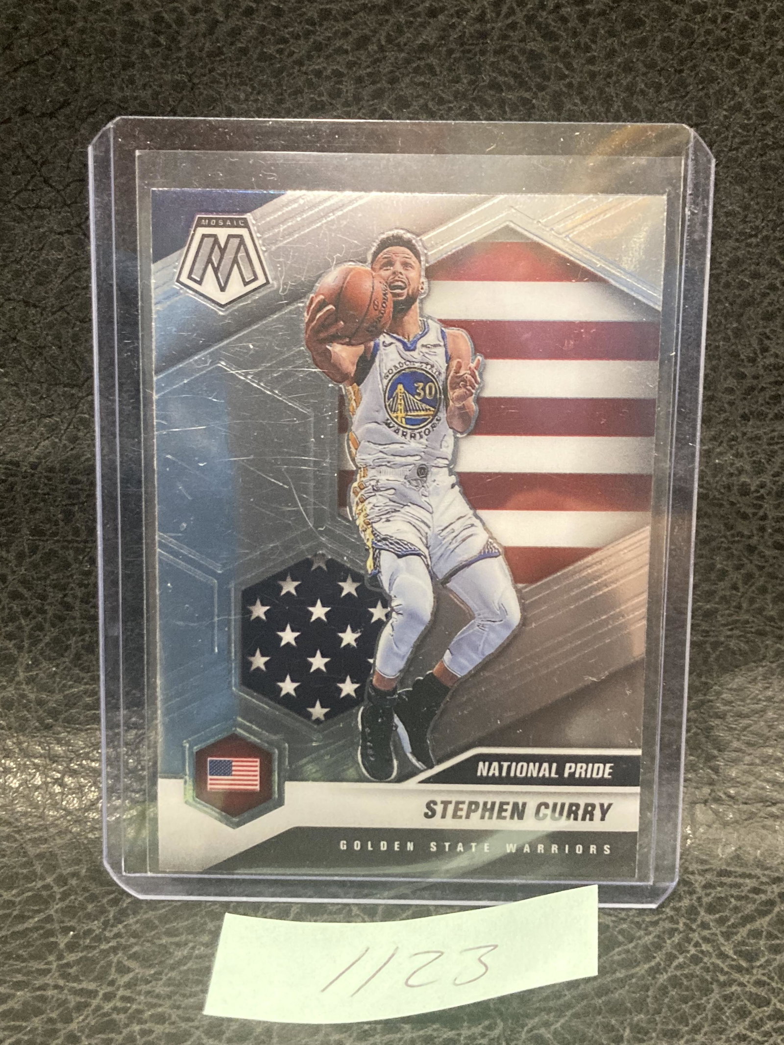 Stephen Curry 2020-21 Panini Mosaic #249 National Pride Insert (1 of 2)