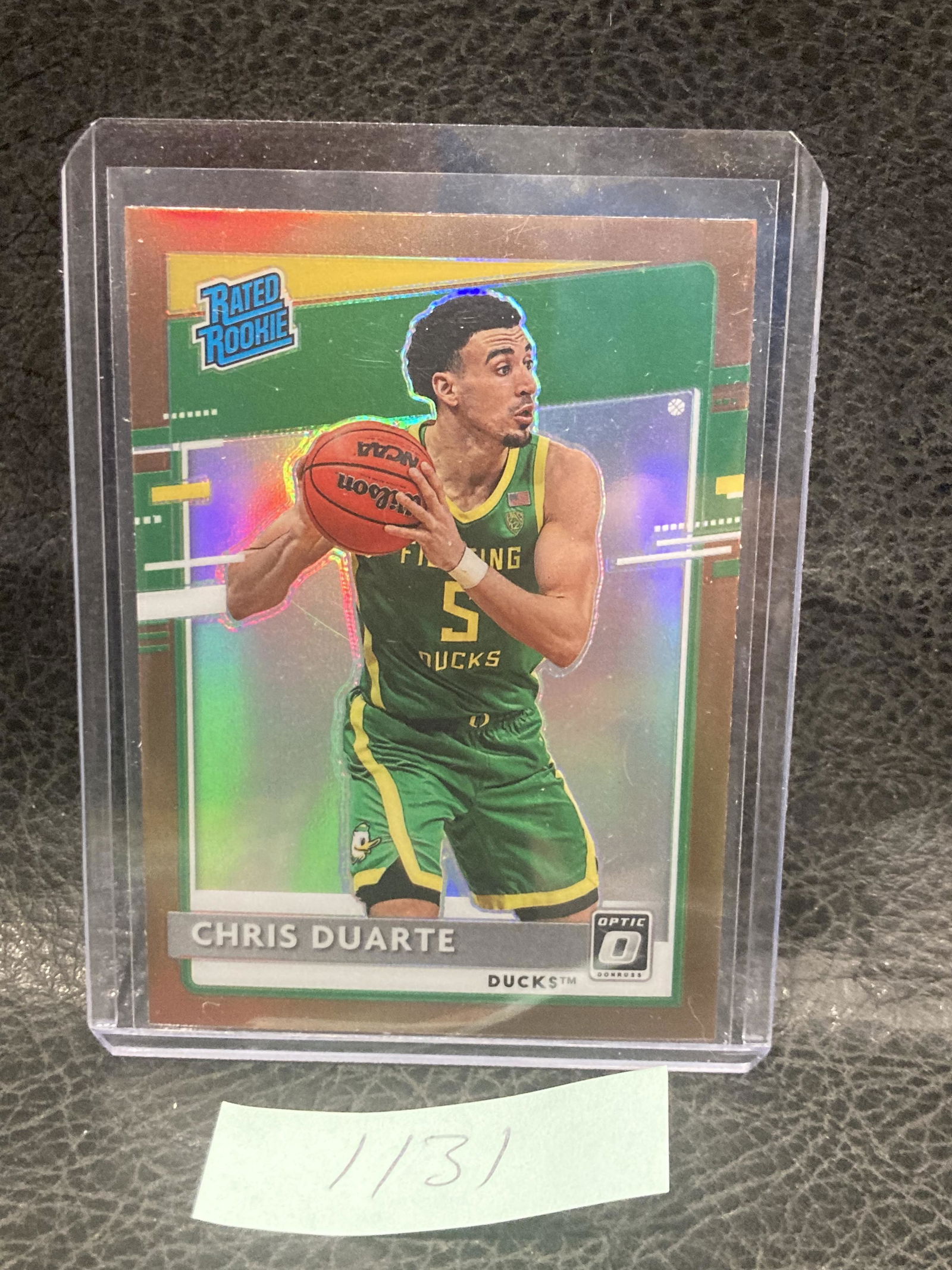 Chris Duarte 2021 Chronicles Dp Optic Rated Rookie Rookie Bronze Prizm #229 (1 of 2)