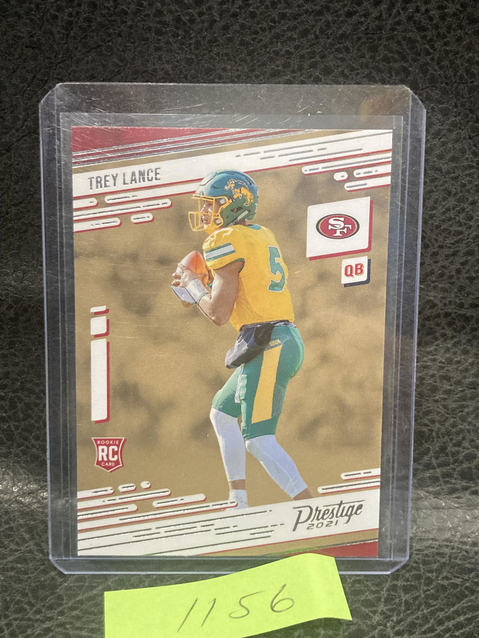 Trey Lance 2021 Prestige Rookie Card RC San Francisco 49ers #204 (1 of 2)