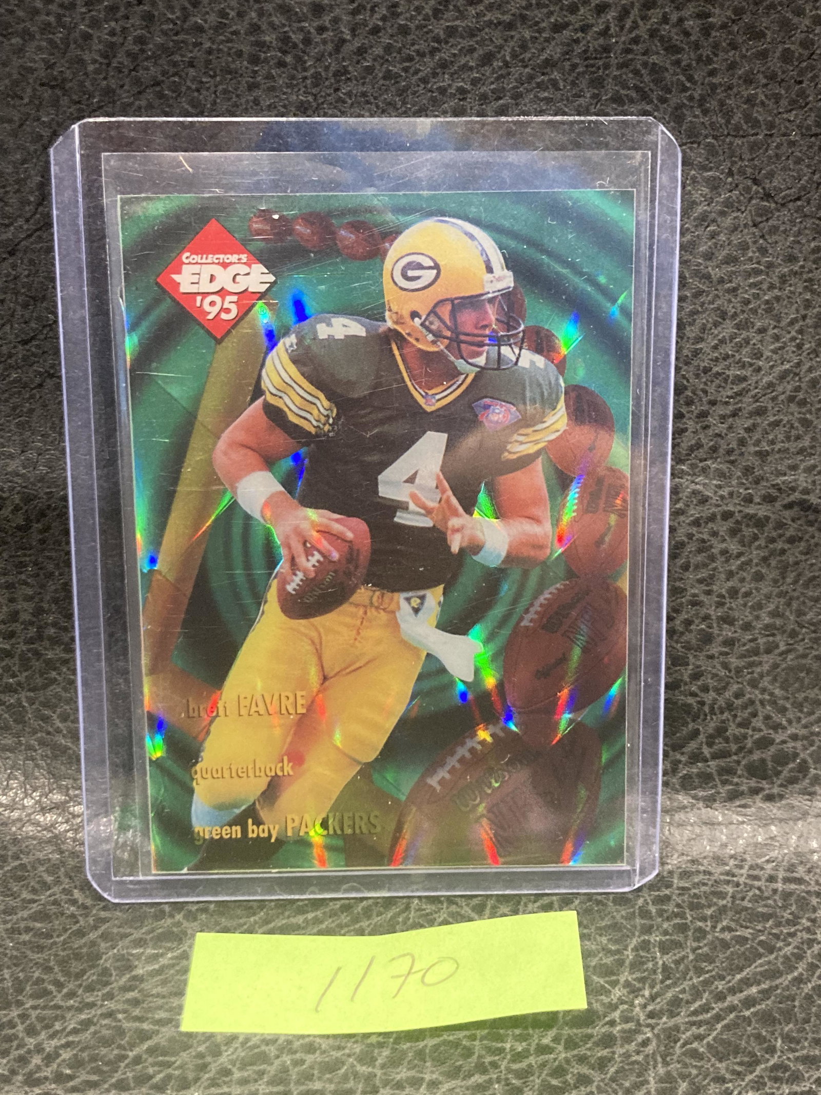 Brett Favre 1995 Collectors Edge Tech Card #21 Packers Nfl: Brett Favre 1995 Collectors Edge Tech Card #21 Packers Nfl