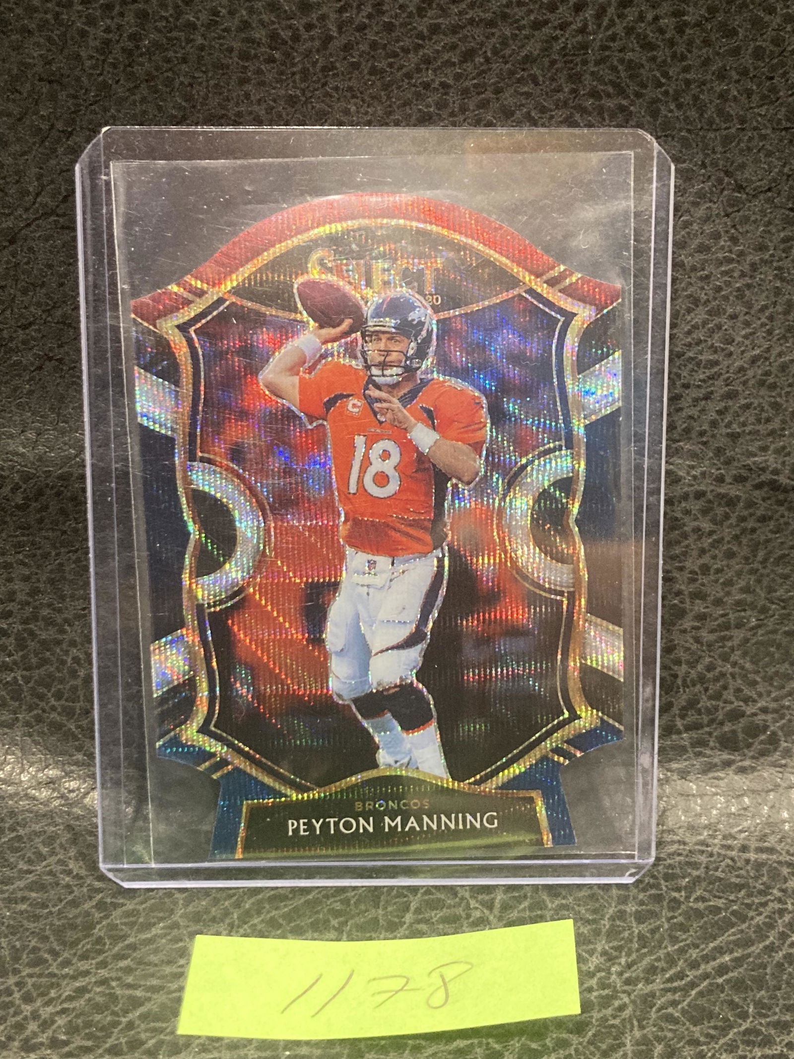 Peyton Manning 2020 Select Concourse Red White Blue Prizm Tri Color Die Cut #31 (1 of 2)