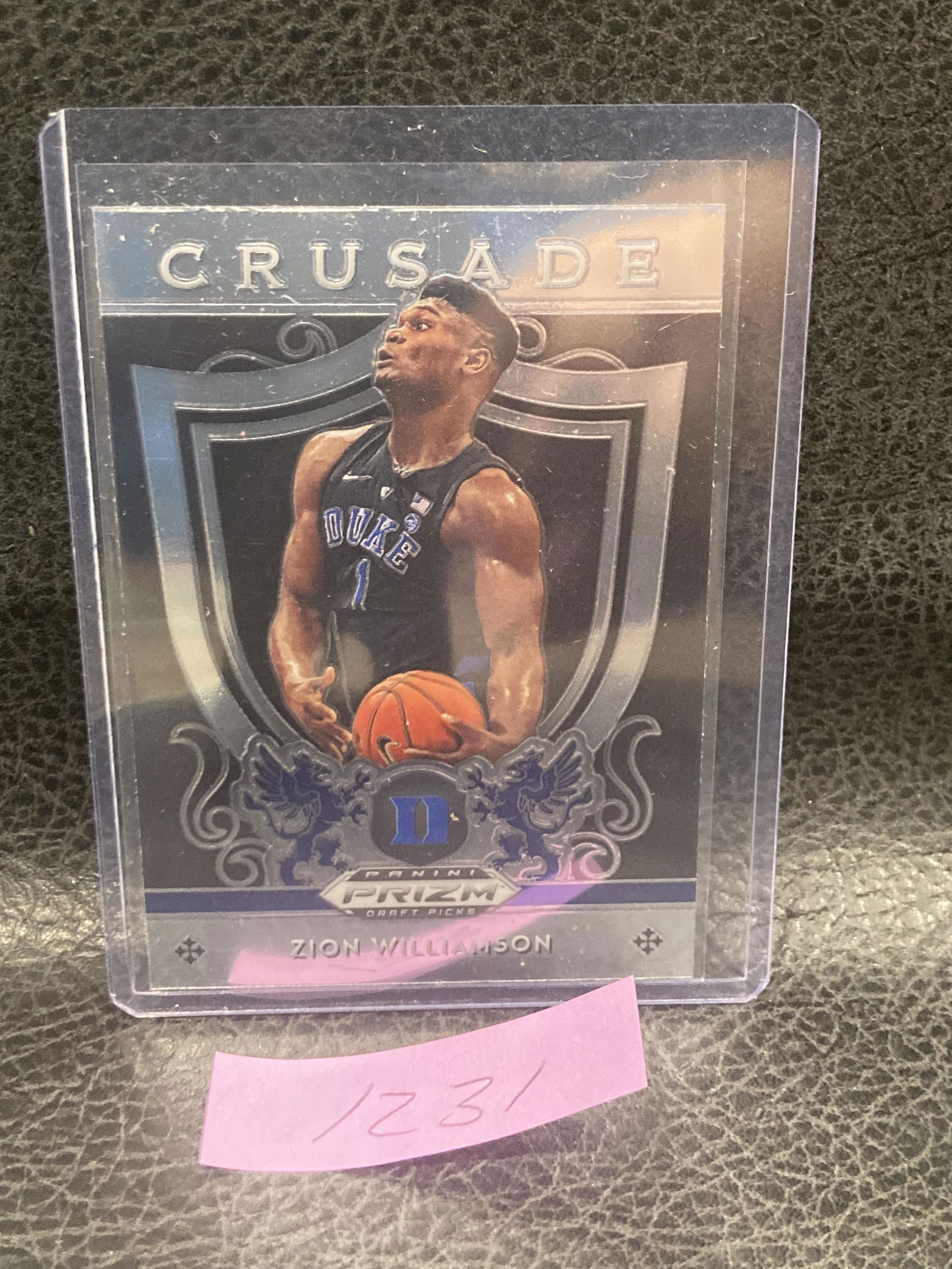 Zion Williamson 2019-20 Panini Prizm Draft Picks Crusade Rookie #51 Pelicans Hot (1 of 2)