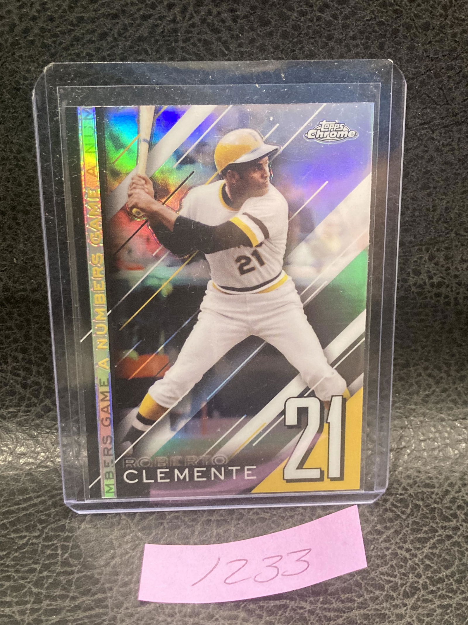 Roberto Clemente 2020 Topps Chrome Refractor #NGC-3 A Numbers Game Pirate (1 of 2)