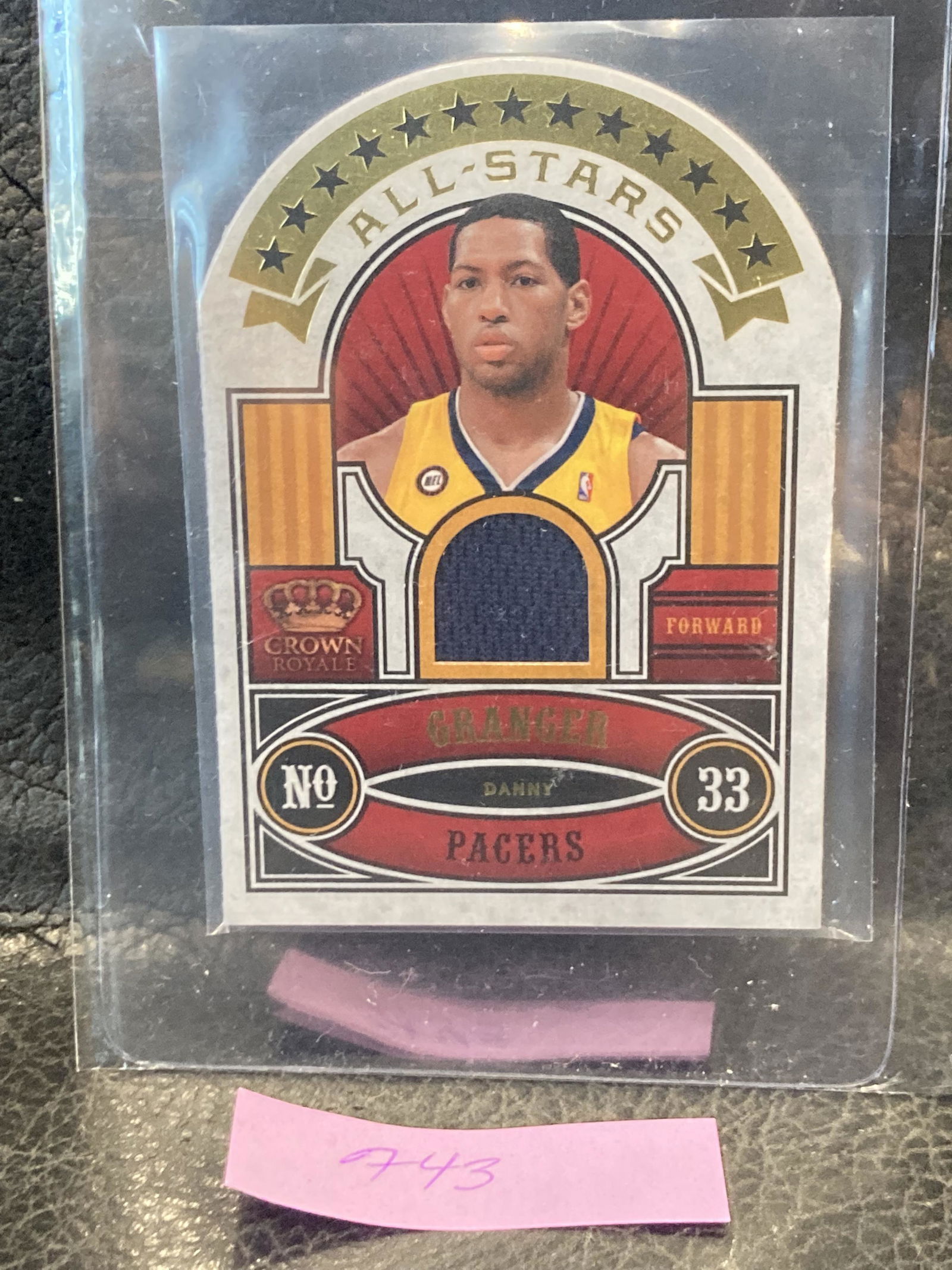 Danny Granger 2009-10 Crown Royale All-Stars Materials #9 /599 Jersey (1 of 2)