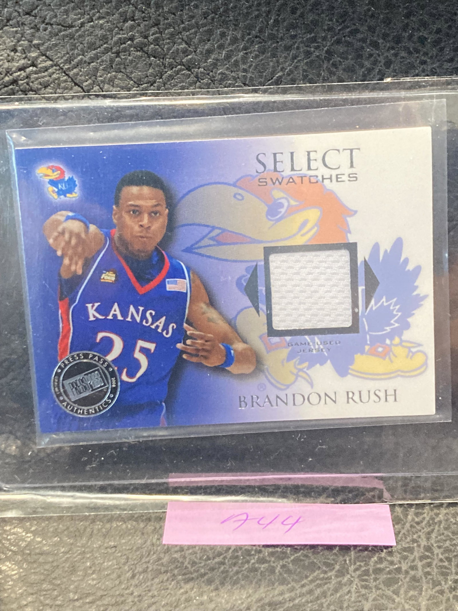Brandon Rush 2008-09 Press Pass Legends Select Swatches #SSWBR Jersey (1 of 2)