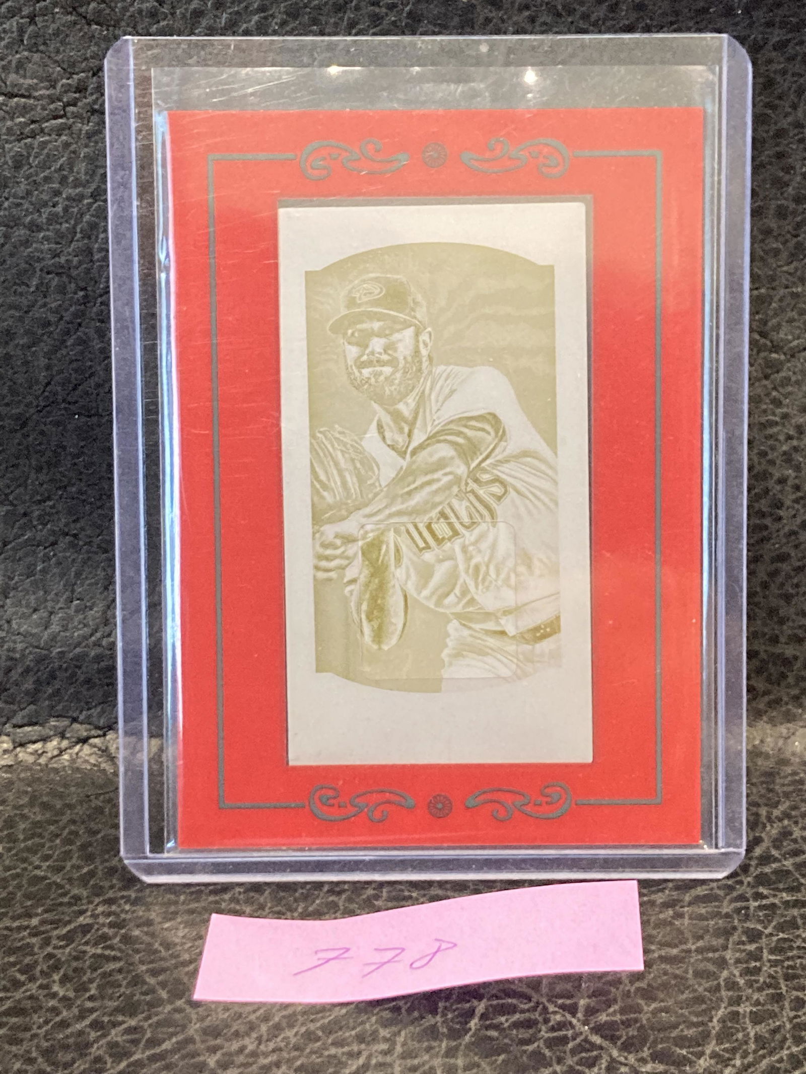 Robbie Ray 2016 Topps Gypsy Queen Arizona Diamondbacks Baseball Card #282 Yellow 1/1 Print Plate (1 of 2)