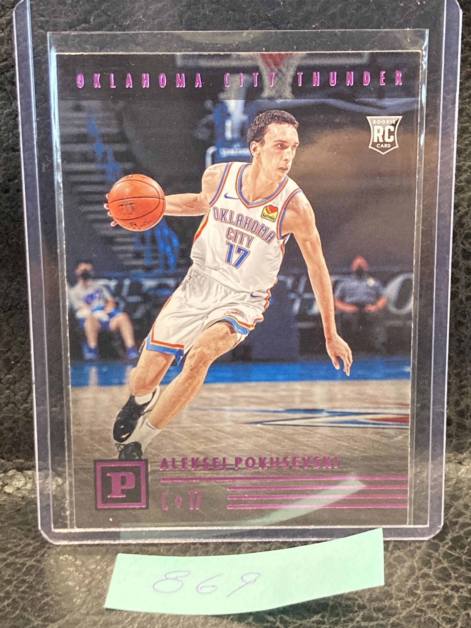 Aleksej Pokusevski 2020-21 Chronicles Rc Thunder Pink Parallel Card #120 (1 of 2)