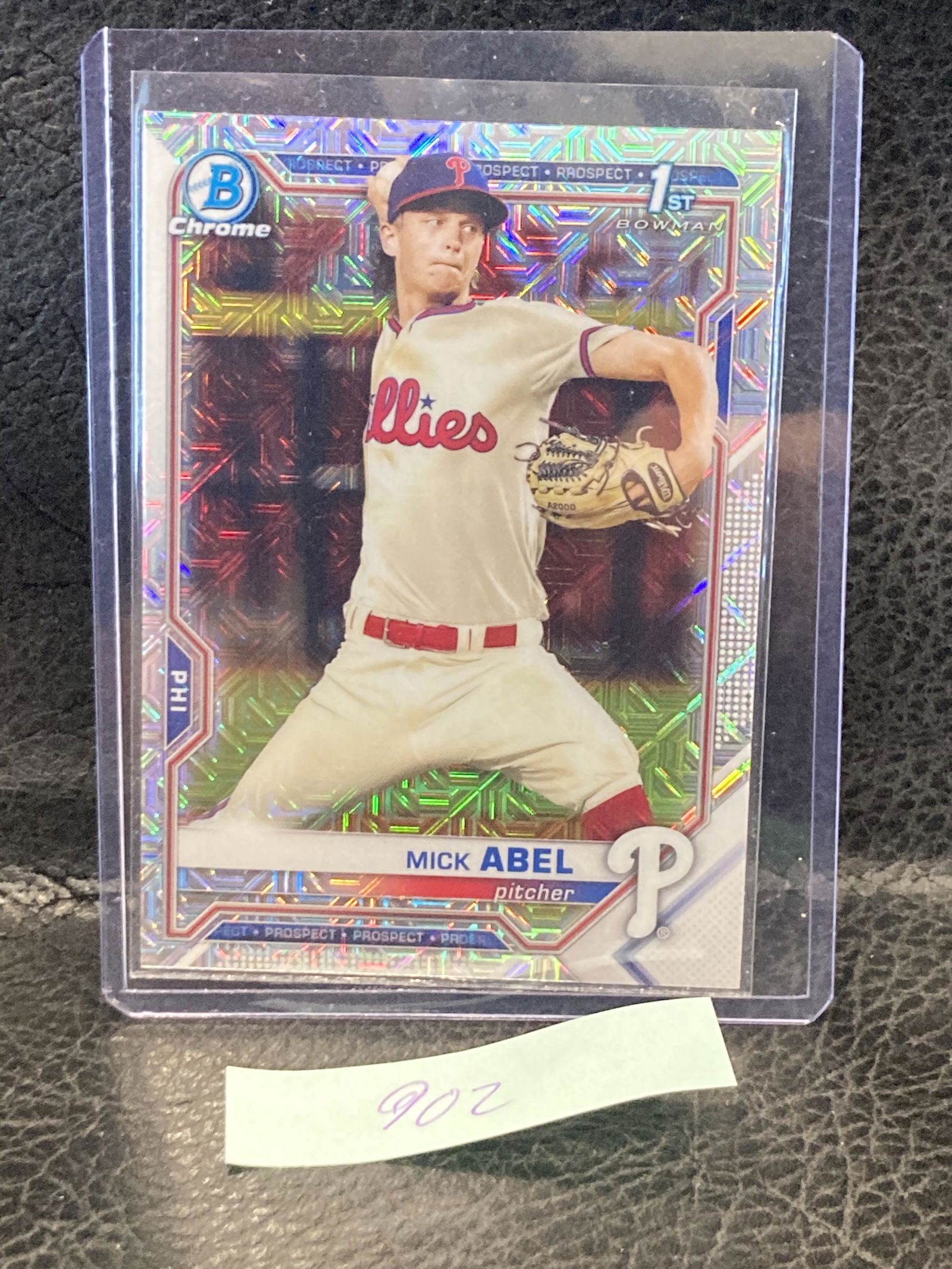 Mick Abel 2021 Bowman Chrome 1st Rc Mojo Philadelphia Phillies (1 of 2)