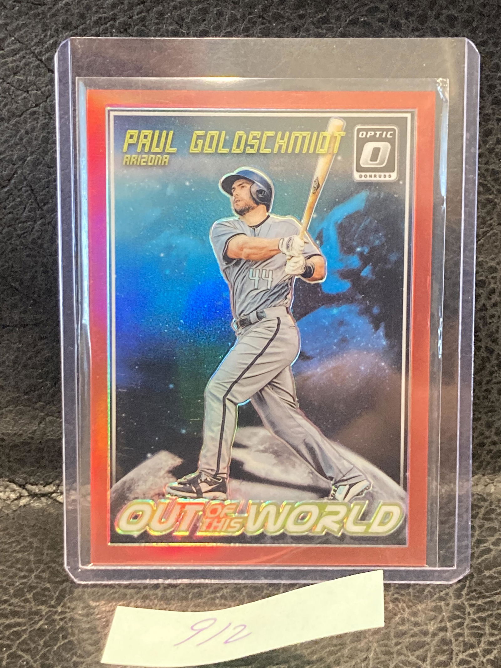 Paul Goldschmidt 2018 Donruss Optic Out Of This World Red /99 (1 of 2)