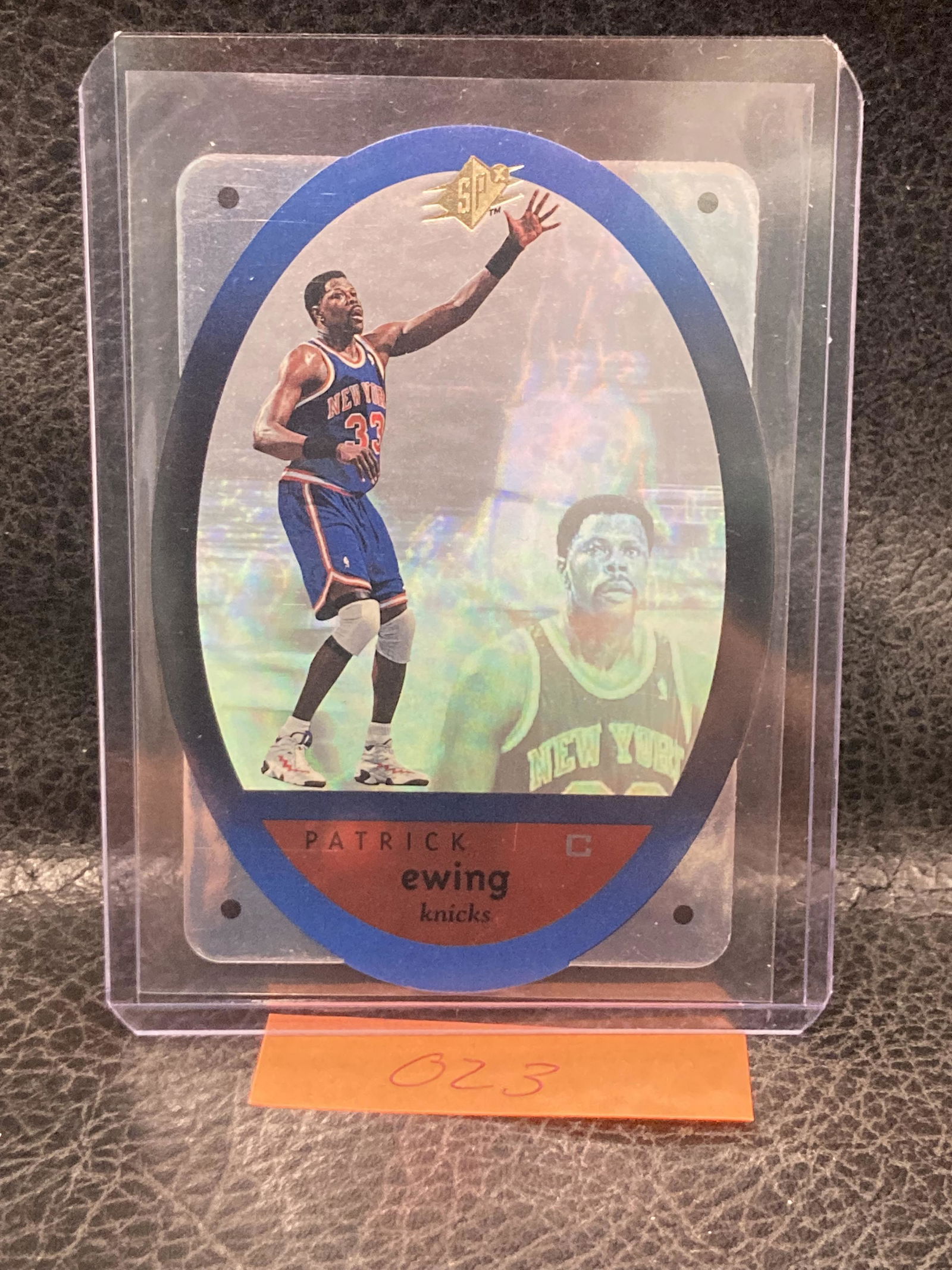 Patrick Ewing 1996-97 Upper Deck Spx Hologram Die-Cut Card #33 Ny Knicks (1 of 2)