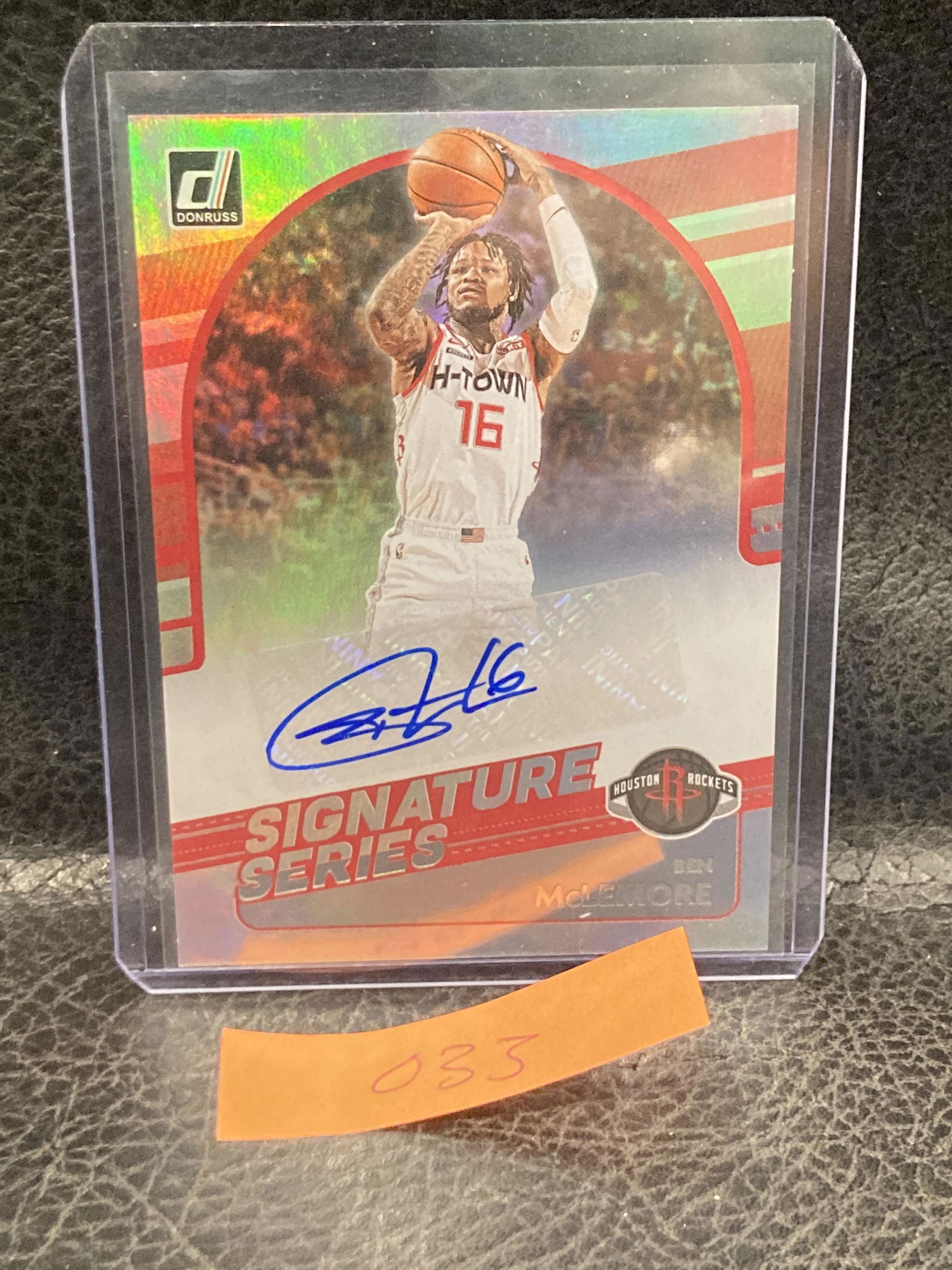 Ben Mclemore 20-21 Donruss Signature Series Sg-Bml Houston Rockets (1 of 2)