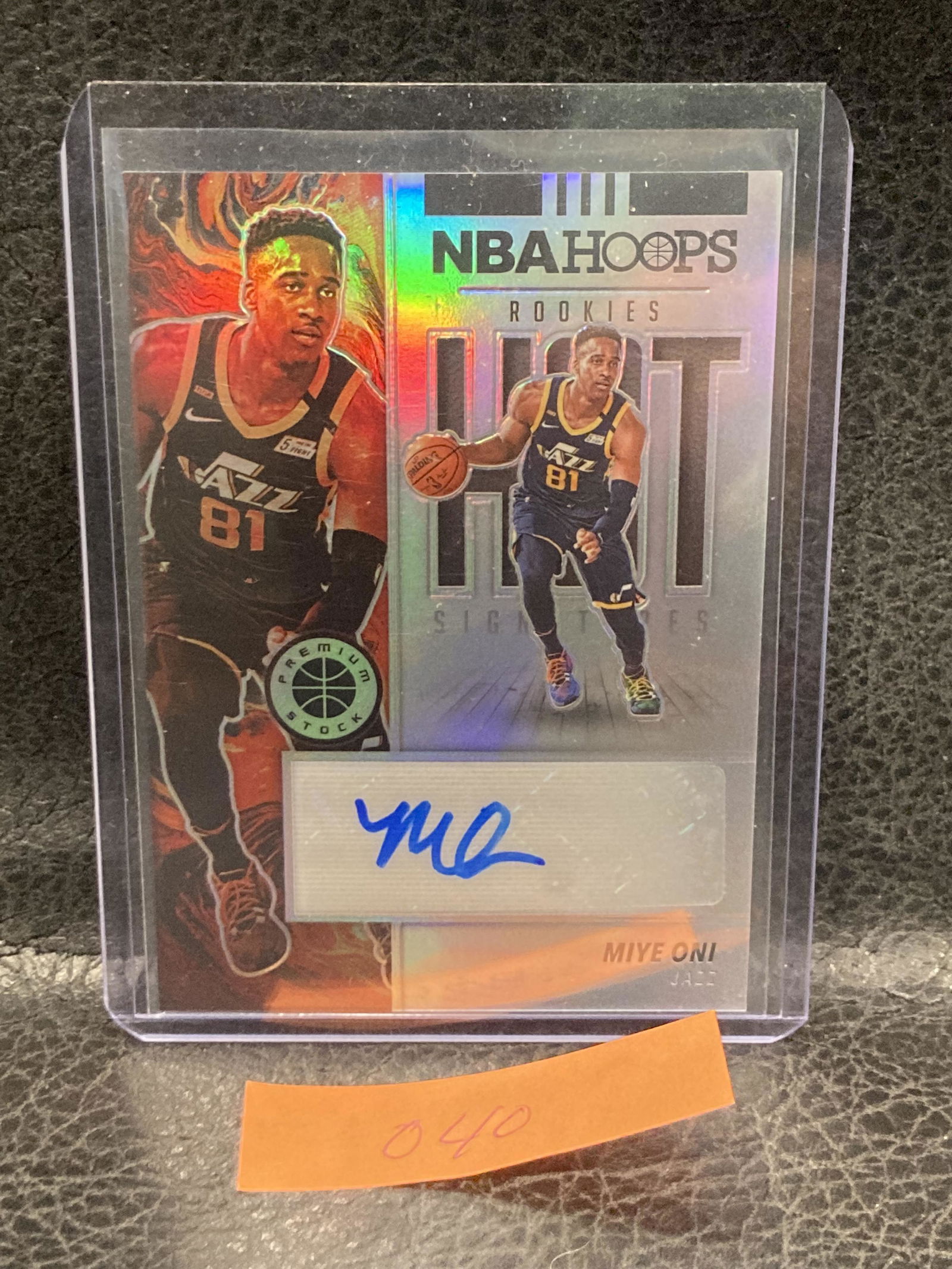 Miye Oni 2019-20 Nba Hoops Premium Rookie Card Auto Rc Hot Signatures Silver (1 of 2)