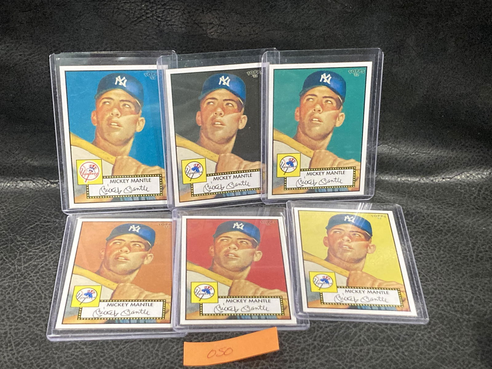 Mickey Mantle 2006 Topps '52 #311Blu Red Yellow Orange Green Black 6ct Lot (1 of 4)