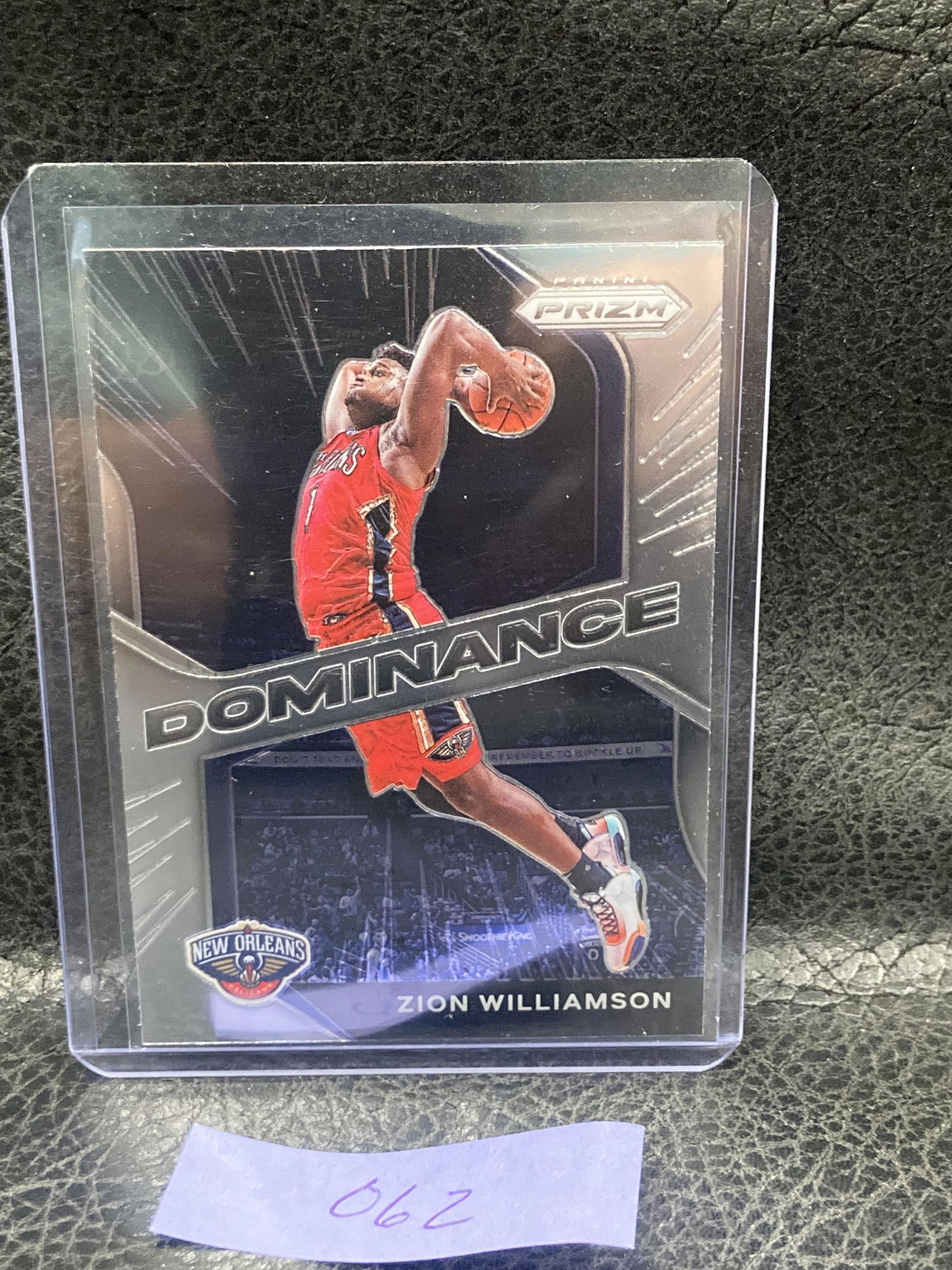 Zion Williamson 2020-21 Prizm Dominance #15 Pelicans (1 of 2)